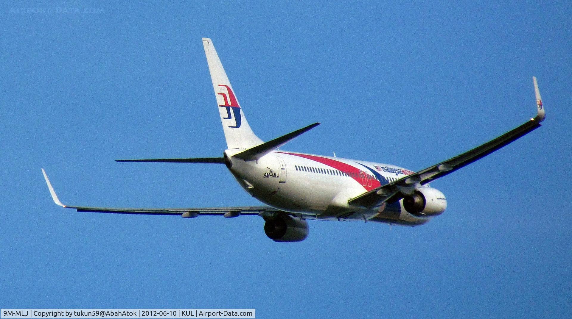 9M-MLJ, 2011 Boeing 737-8 C/N 39319, Malaysia Airlines