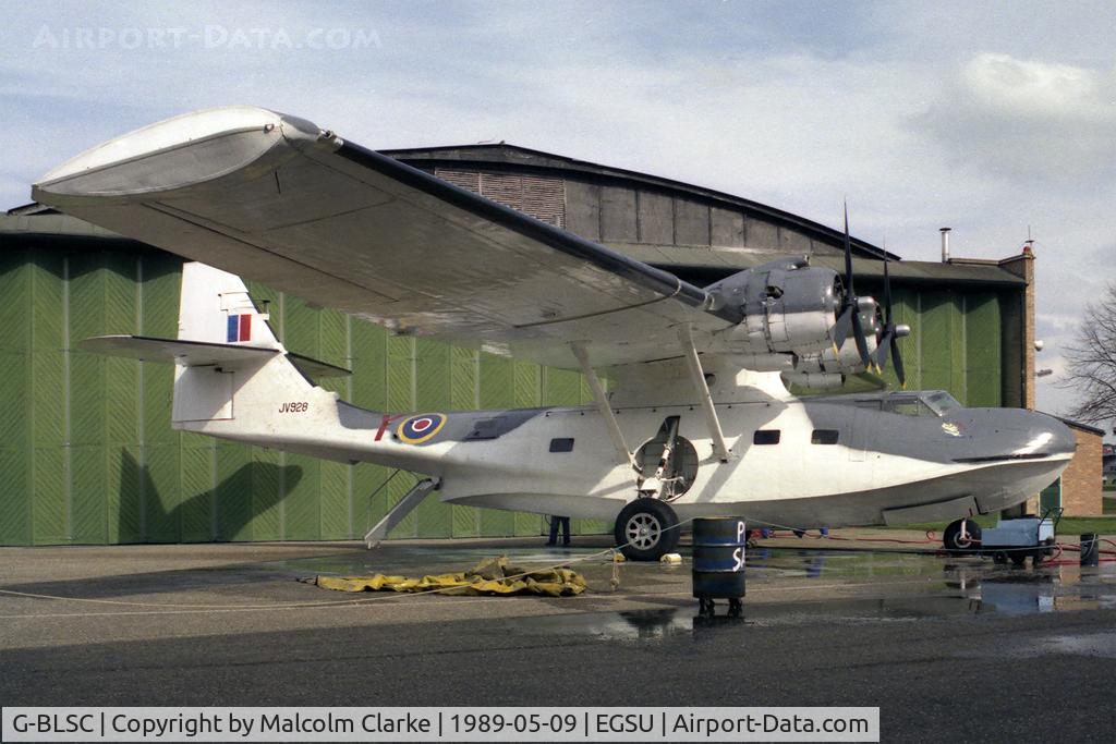 G-BLSC, 1944 Consolidated PBY-5A Catalina C/N 1997, Consolidated Catalina PBY-5A, Duxford Airfield, May 1989.