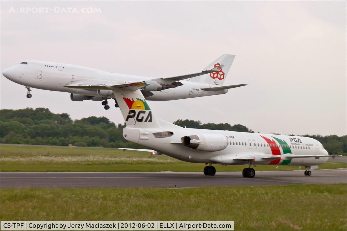 CS-TPF, 1999 Fokker 100 (F-28-0100) C/N 11258, Fokker 100