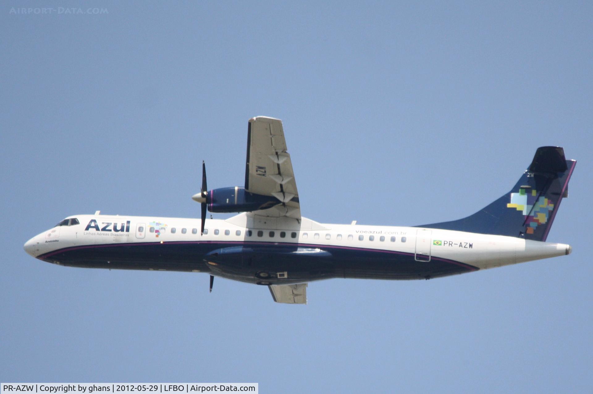 PR-AZW, 1992 ATR 72-202 C/N 396, Azul Brasil