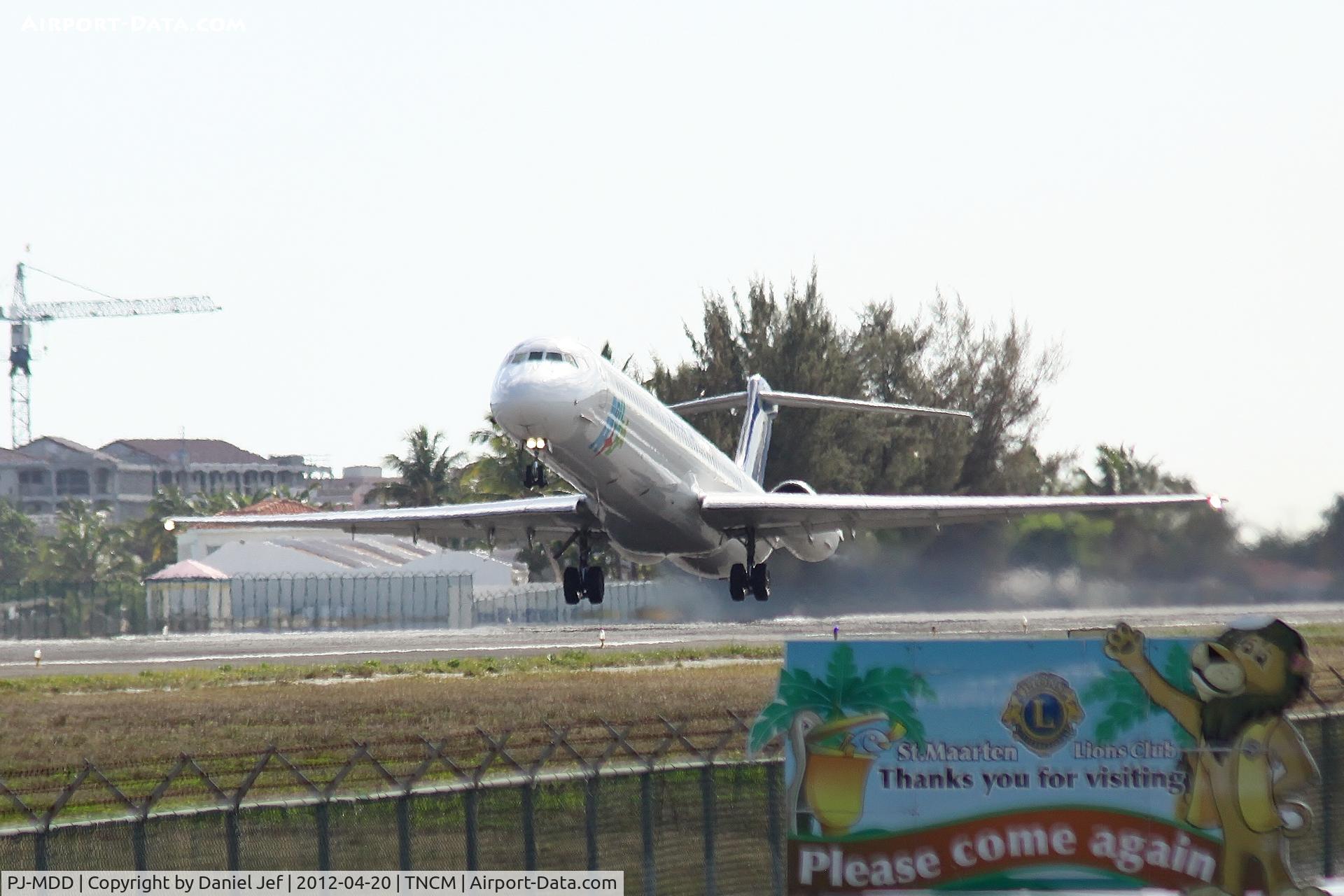 PJ-MDD, 1990 McDonnell Douglas MD-82 (DC-9-82) C/N 49972, PJ-MDD