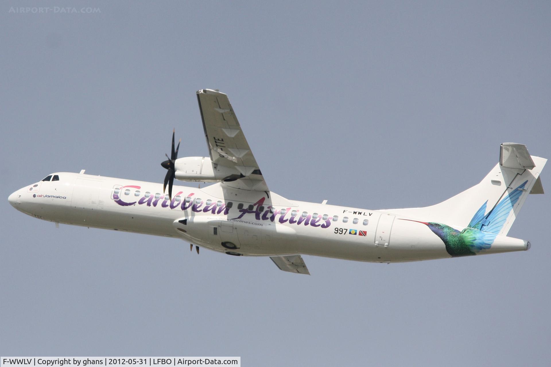 F-WWLV, 2012 ATR 72-600 C/N 997, Caribbean Airlines to become 9Y-TTE