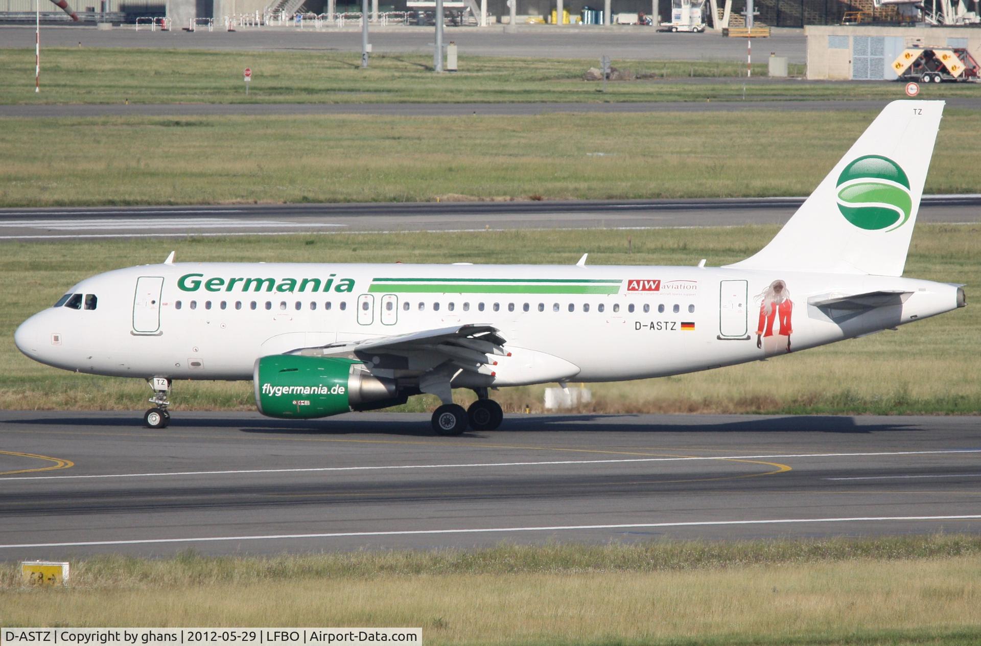 D-ASTZ, 2007 Airbus A319-112 C/N 3019, Germania