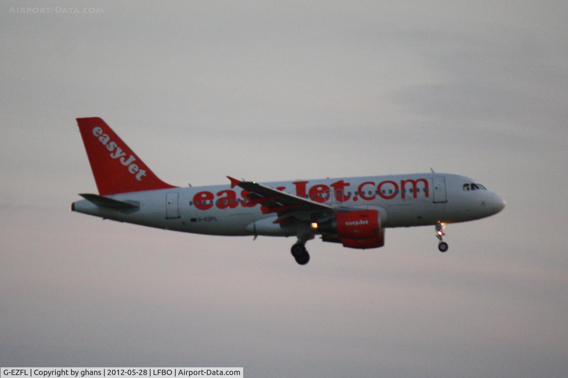 G-EZFL, 2009 Airbus A319-111 C/N 4056, EasyJet