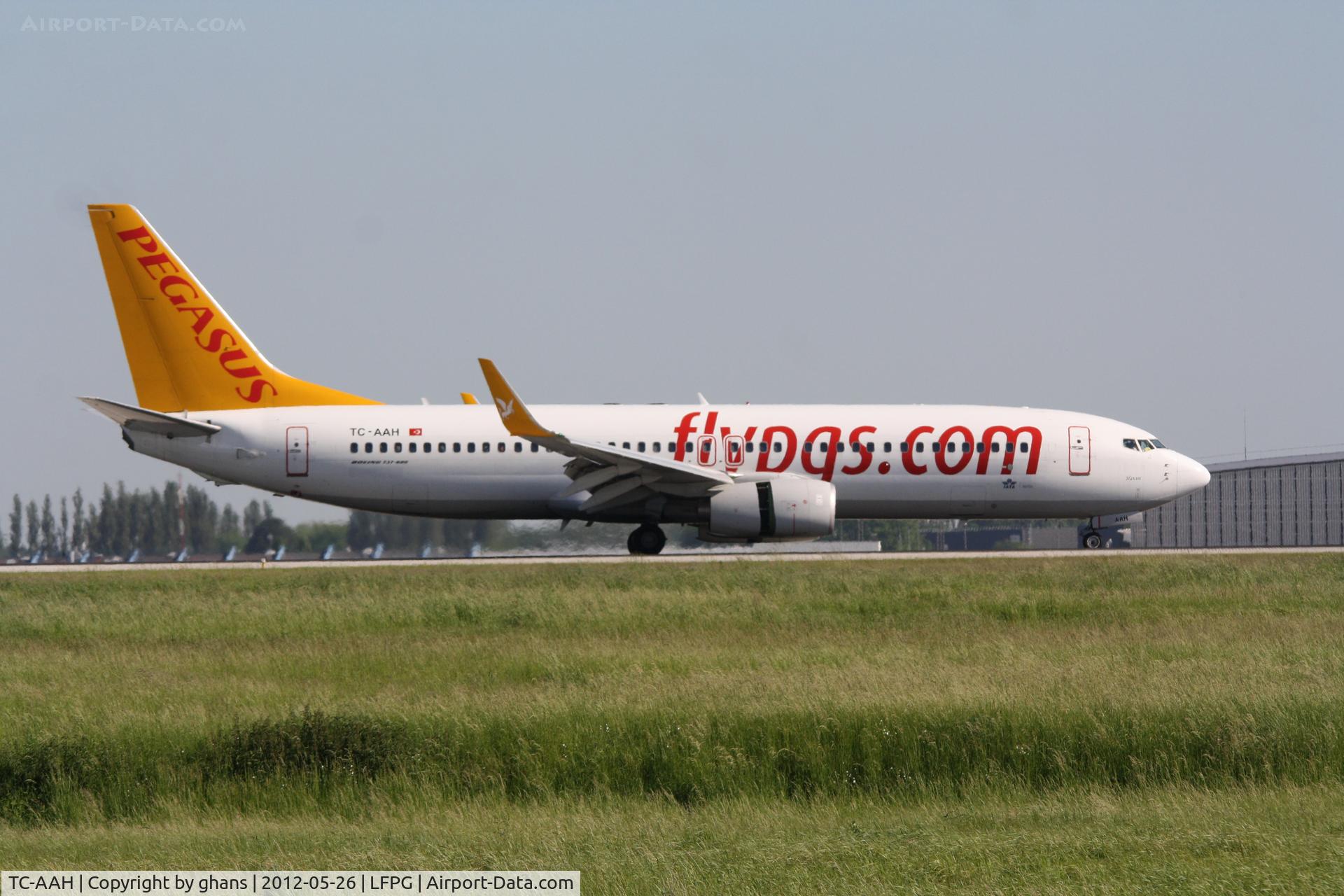 TC-AAH, 2008 Boeing 737-82R C/N 35701/2496, Pegasus