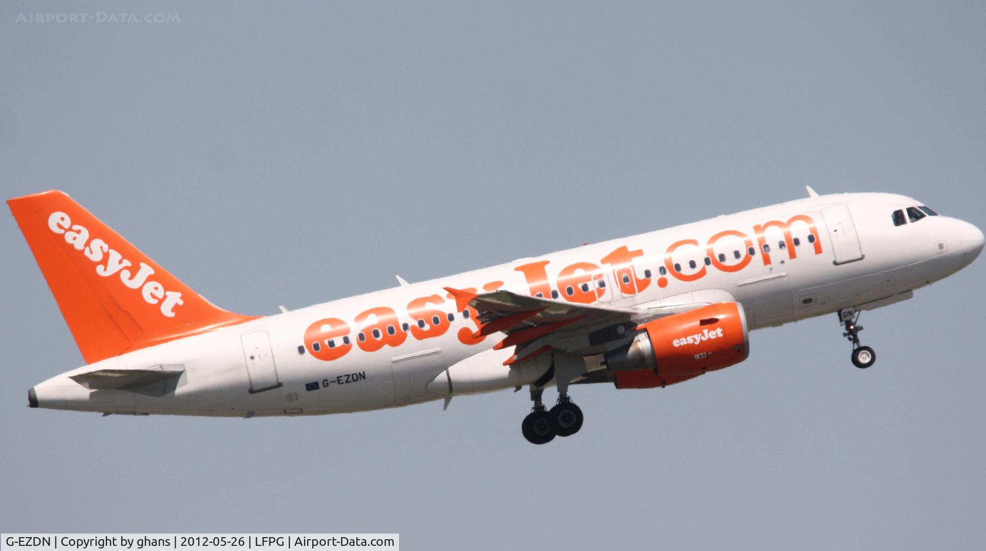 G-EZDN, 2008 Airbus A319-111 C/N 3569, EasyJet