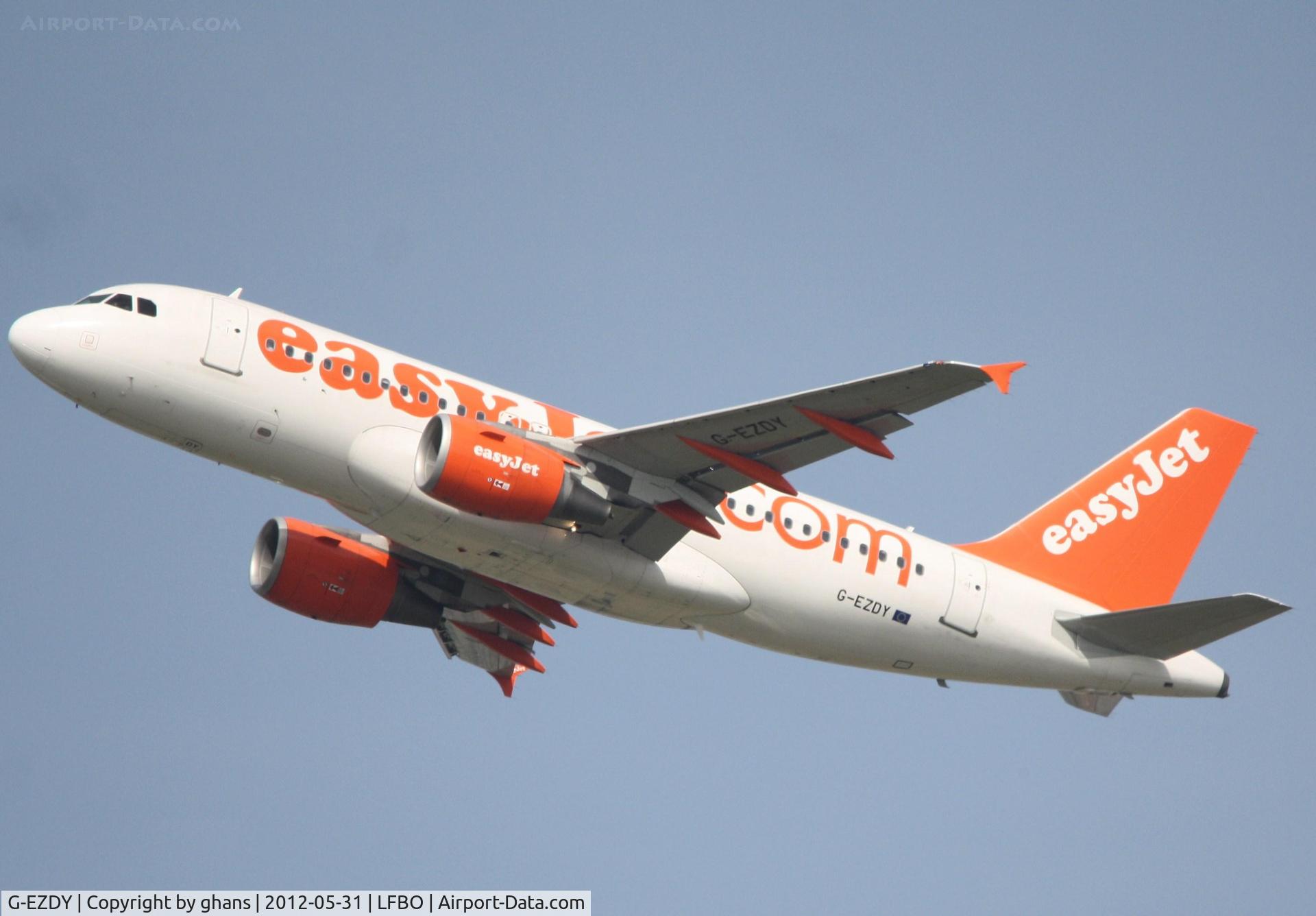 G-EZDY, 2008 Airbus A319-111 C/N 3763, EasyJet