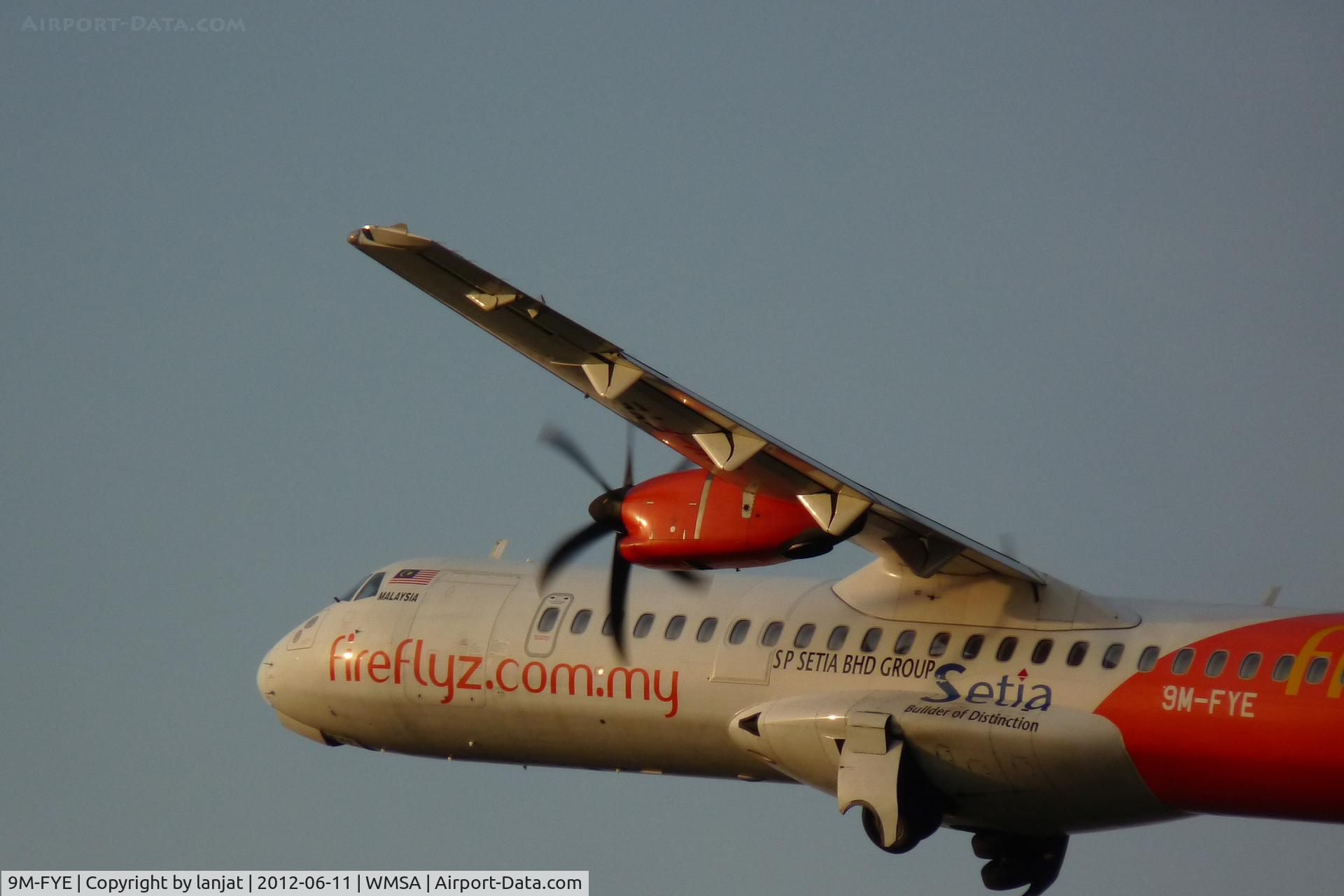 9M-FYE, 2008 ATR 72-212A C/N 840, diff angle