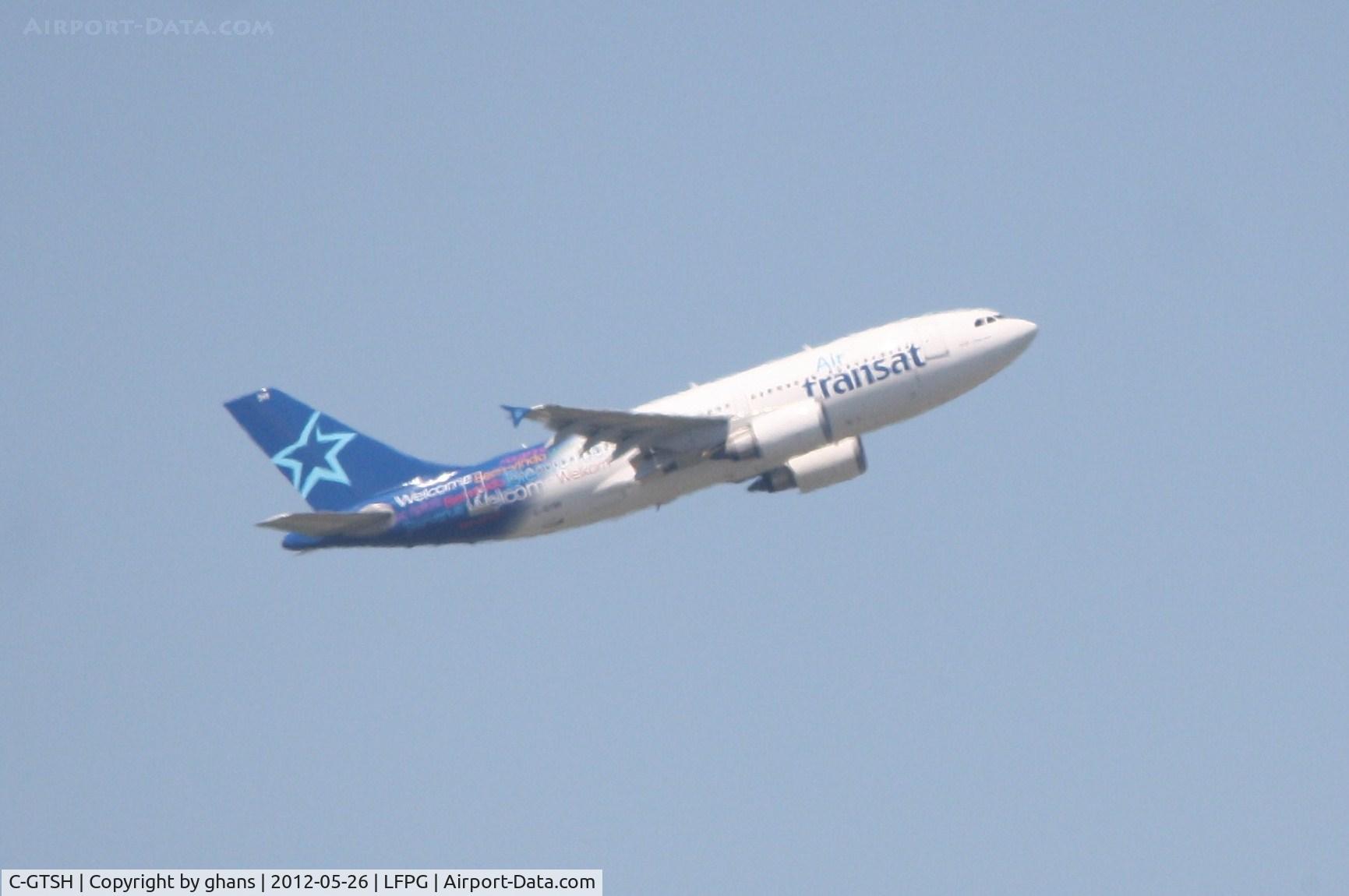 C-GTSH, 1991 Airbus A310-308 C/N 599, Air Transat 'welcome'
