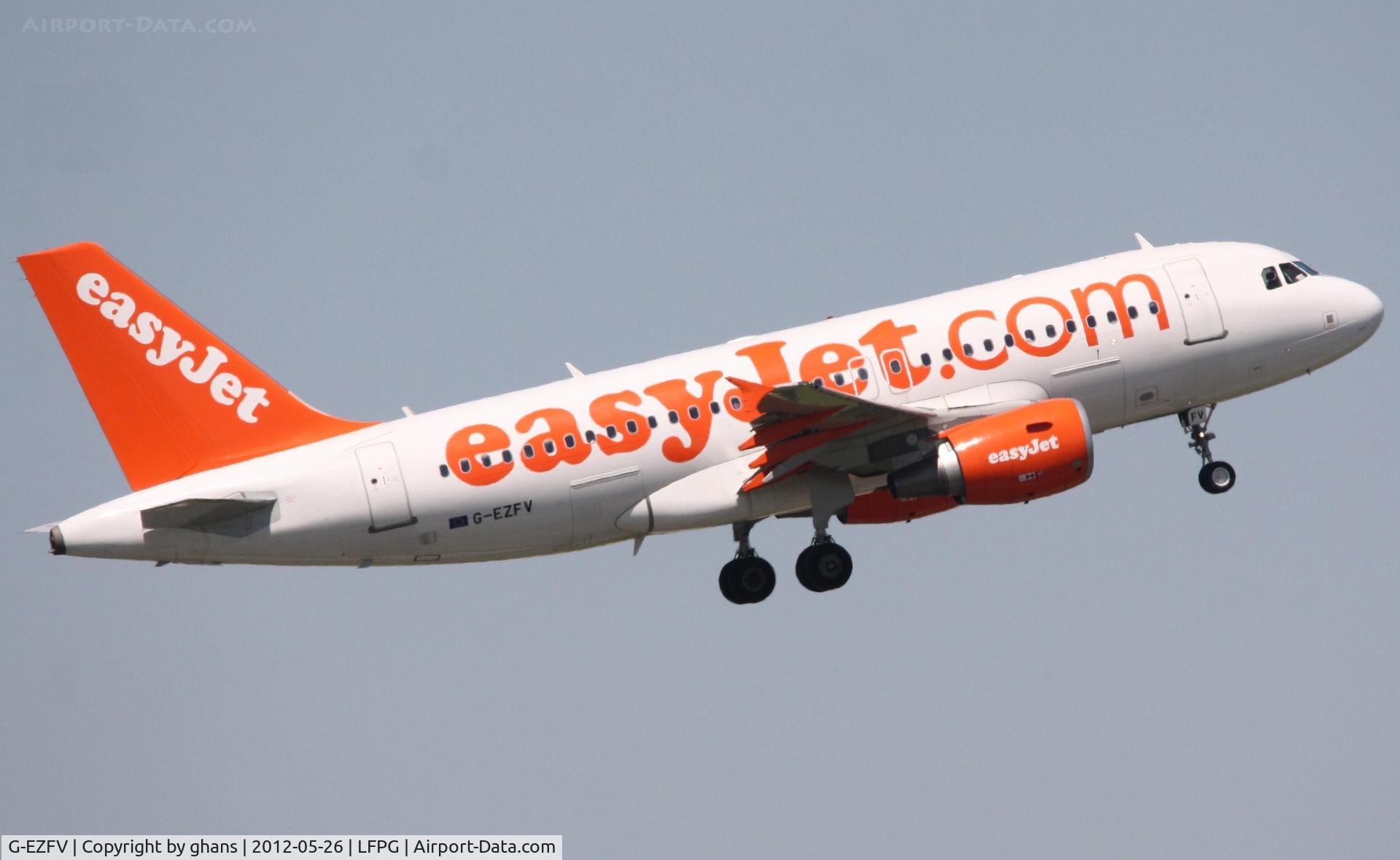 G-EZFV, 2010 Airbus A319-111 C/N 4327, EasyJet