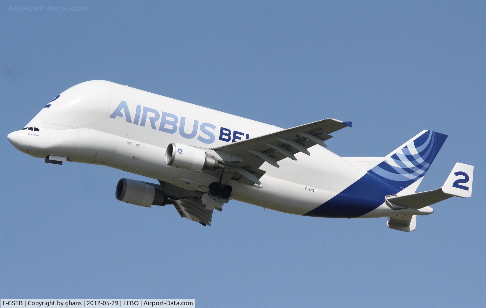 F-GSTB, 1996 Airbus A300B4-608ST Super Transporter C/N 751, new (larger) titles