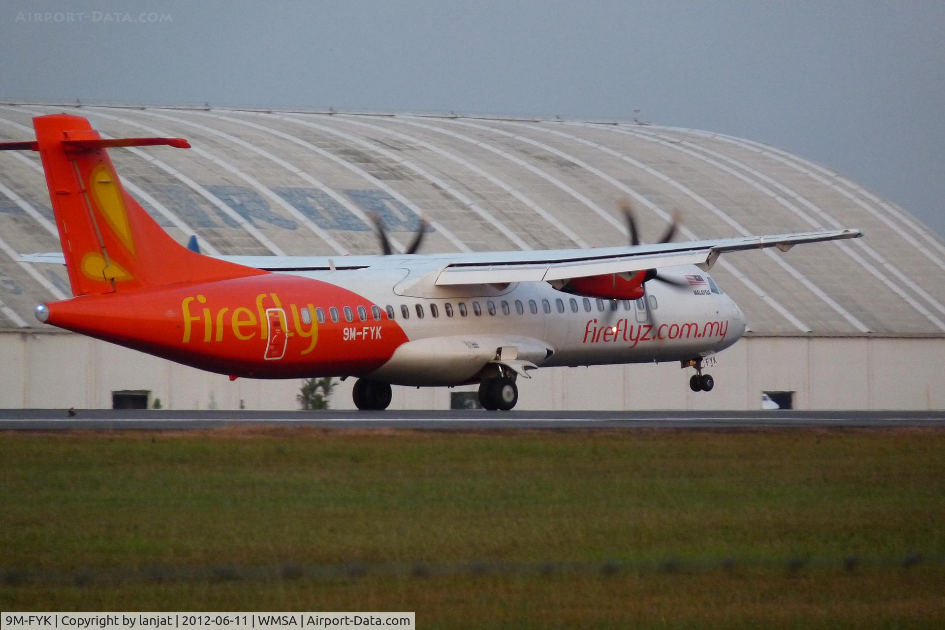 9M-FYK, 2011 ATR 72-212A C/N 947, Firefly
