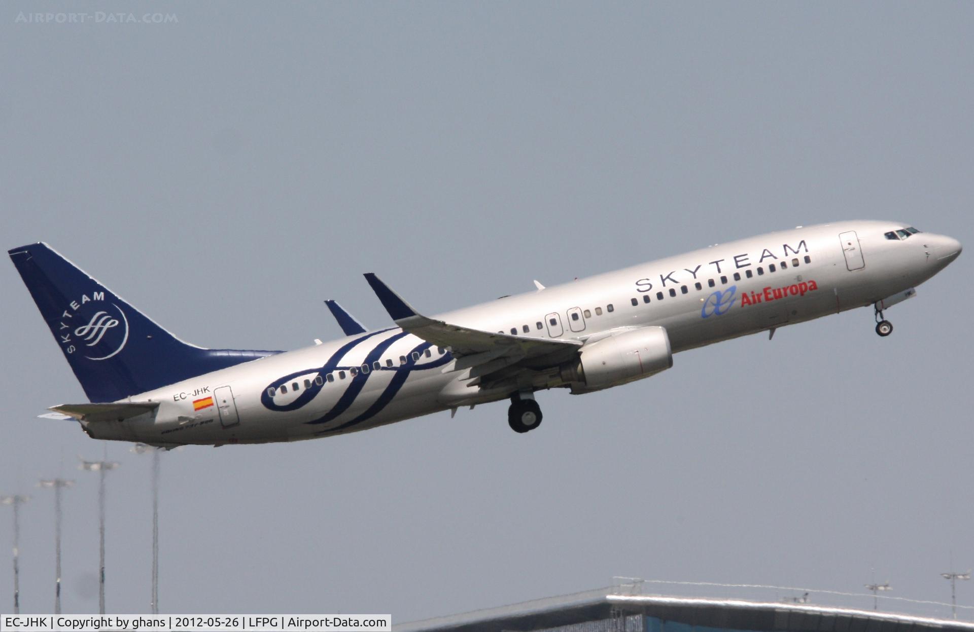 EC-JHK, 2005 Boeing 737-85P C/N 33975, Air Europa 'skyteam'