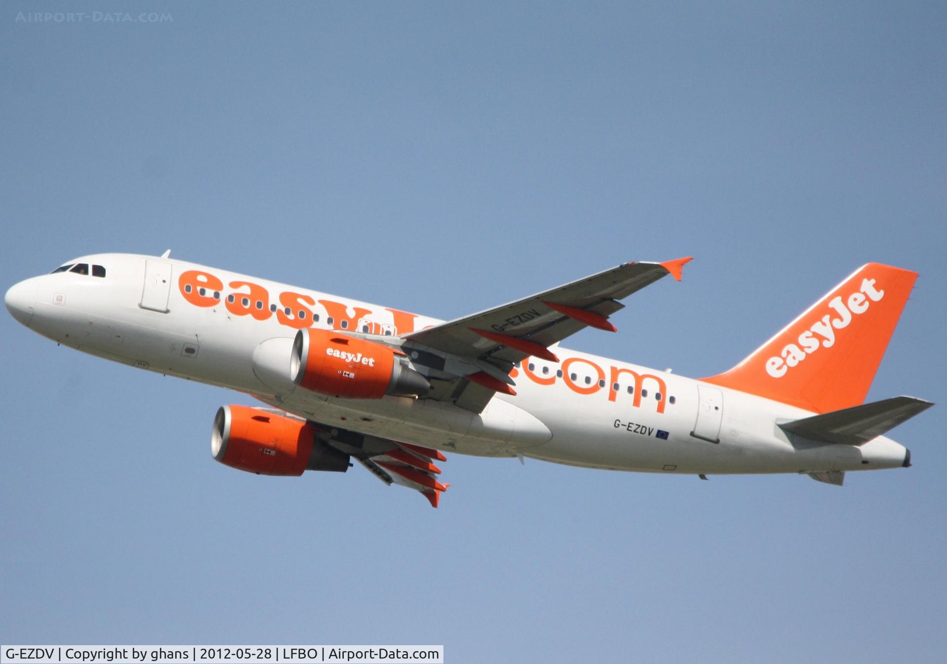 G-EZDV, 2008 Airbus A319-111 C/N 3742, EasyJet
