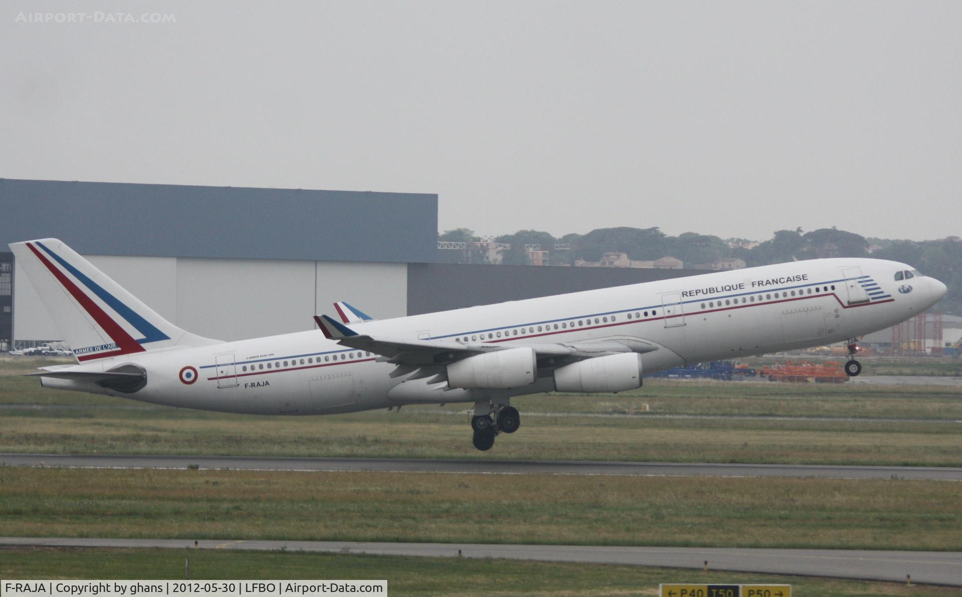 F-RAJA, 1995 Airbus A340-212 C/N 075, Departing TLS