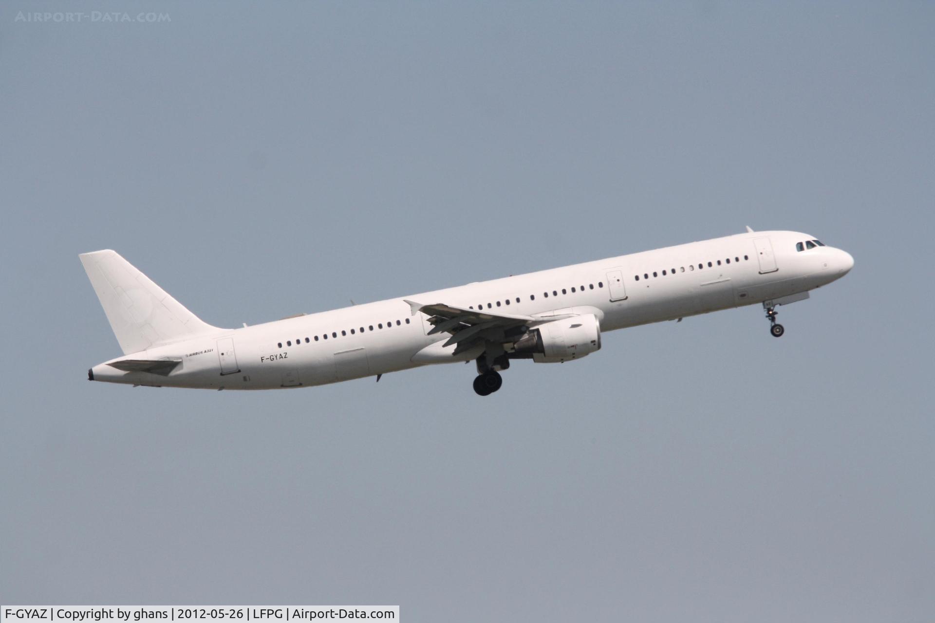 F-GYAZ, 1994 Airbus A321-111 C/N 519, all white