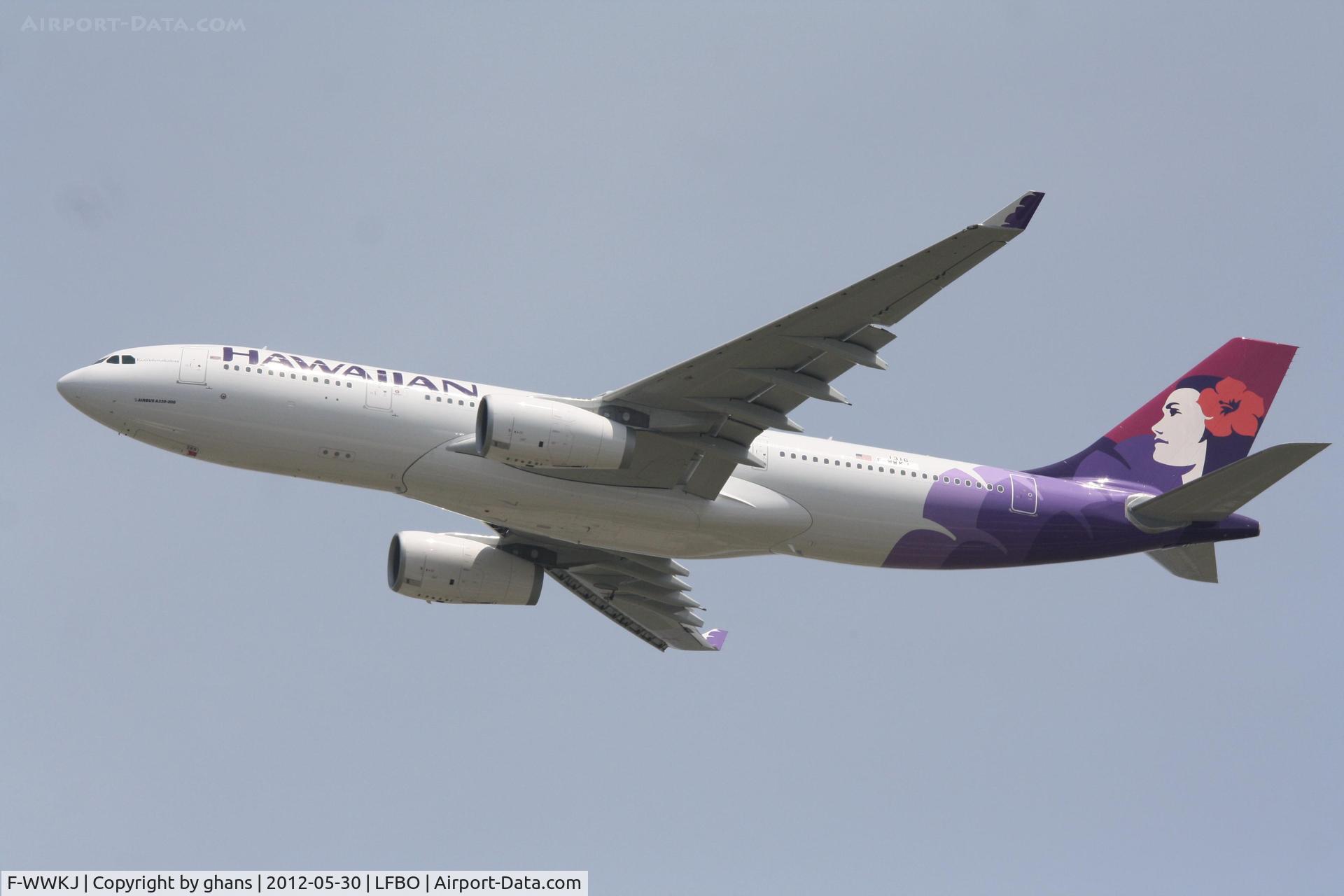 F-WWKJ, 2012 Airbus A330-243 C/N 1316, to become N389HA