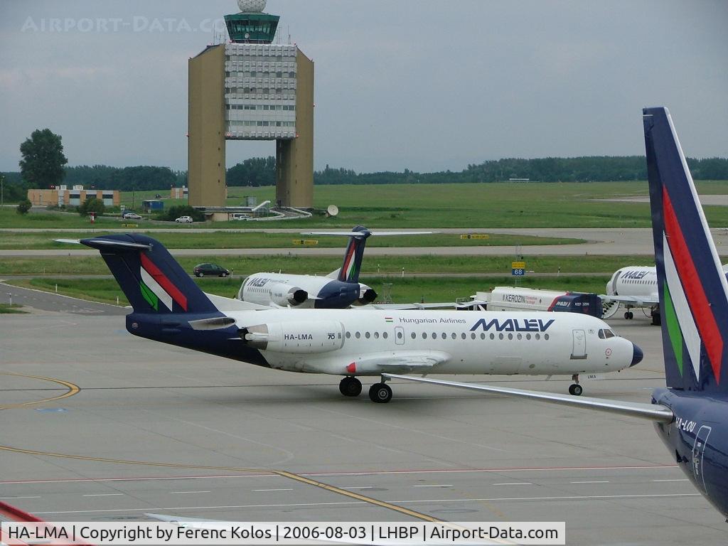 HA-LMA, 1995 Fokker 70 (F-28-0070) C/N 11564, Ferihegy