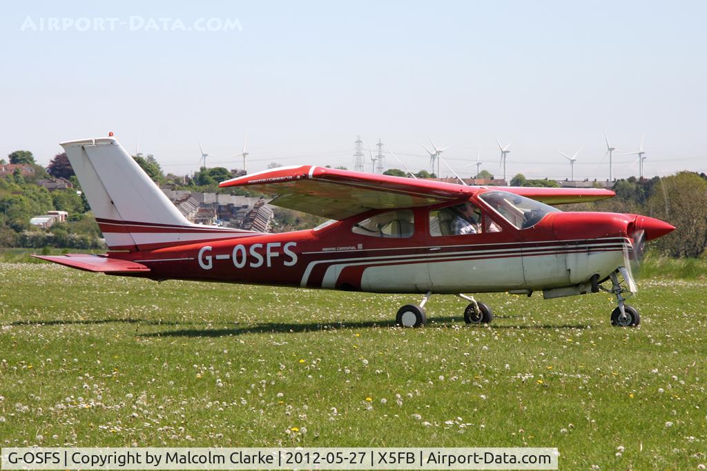 G-OSFS, 1973 Reims F177RG Cardinal RG C/N 177RG0082, Reims F177RG, Fishburn Airfield, May 2012.