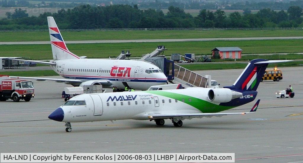 HA-LND, 2003 Bombardier CRJ-200ER (CL-600-2B19) C/N 7807, Ferihegy