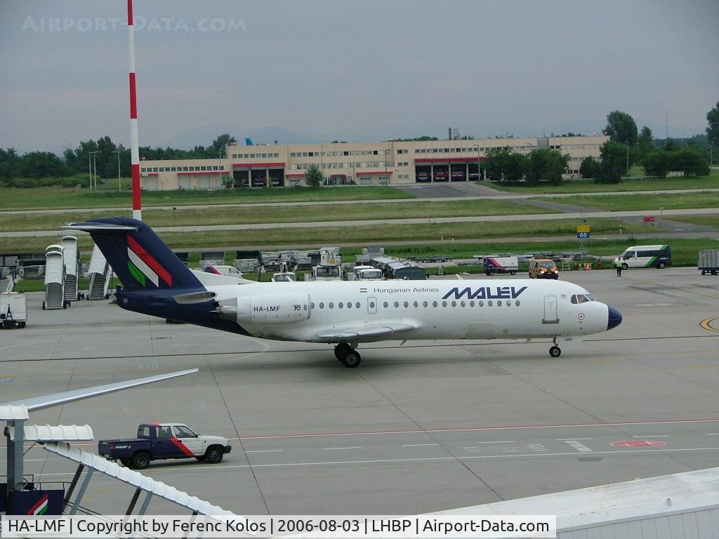 HA-LMF, 1996 Fokker 70 (F-28-0070) C/N 11571, Ferihegy