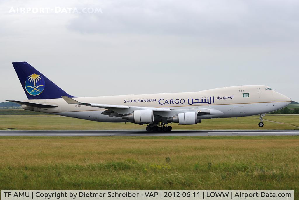 TF-AMU, 1999 Boeing 747-48EF/SCD C/N 27603, Saudia Boeing 747-400
