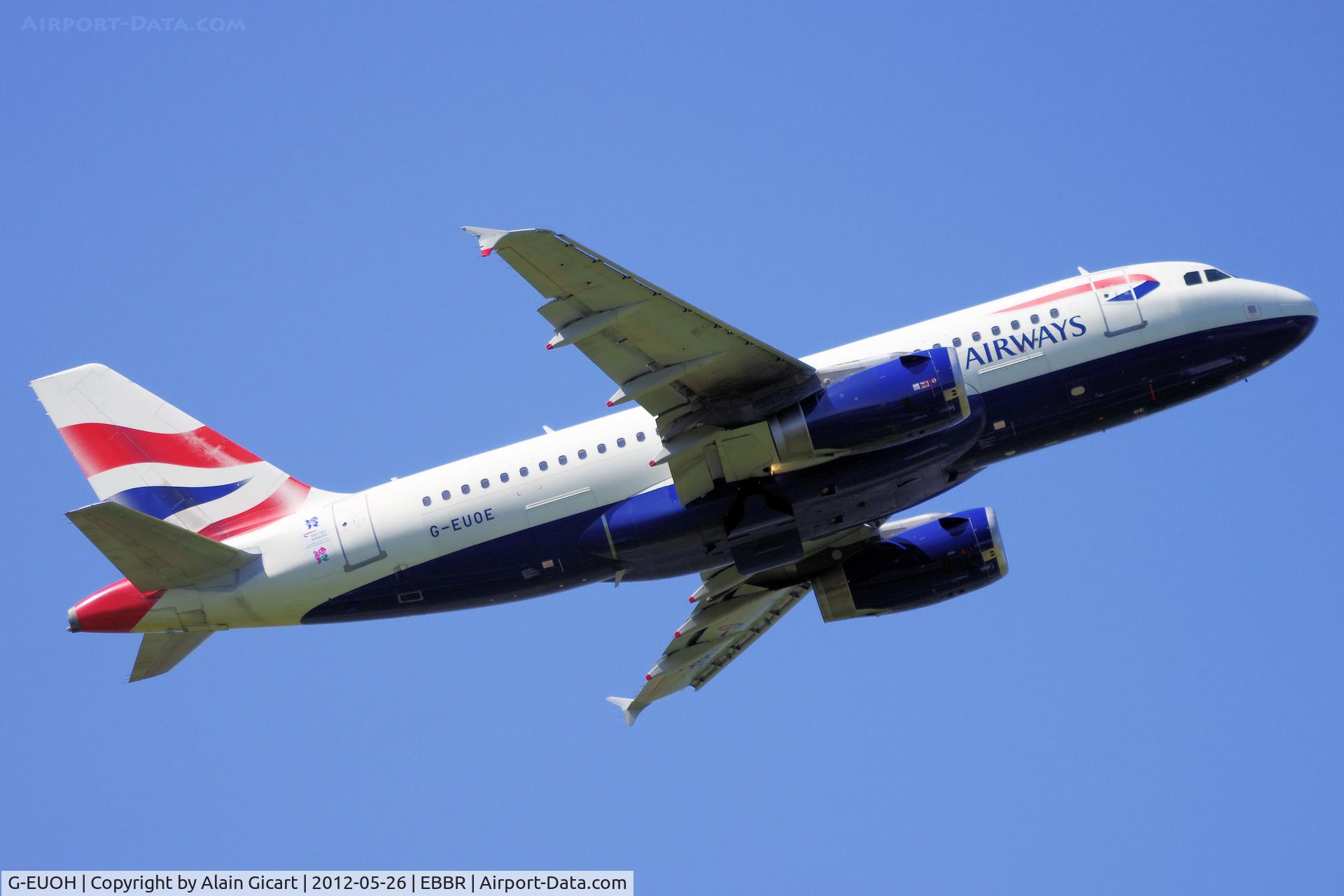 G-EUOH, 2001 Airbus A319-131 C/N 1604, Take off