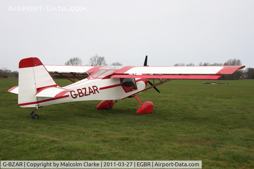 G-BZAR, 1996 Denney Kitfox 4-1200 Speedster C/N PFA 172B-12529, Denney Kitfox 4-1200 Speedster, Breighton Airfield, March 2011.