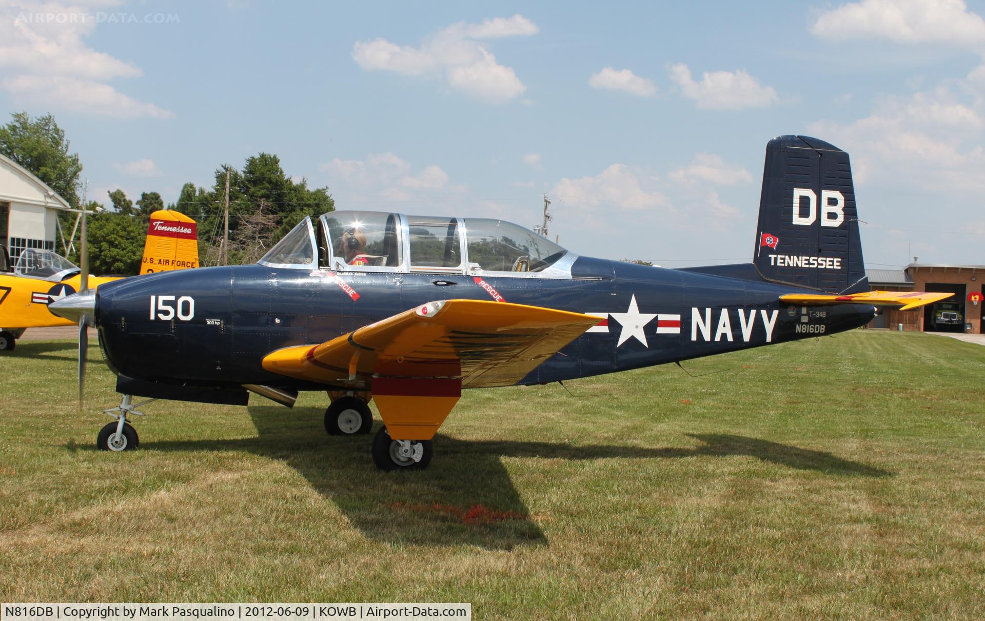 N816DB, 1956 Beech D-45 Mentor C/N BG-150, Beech T-34B