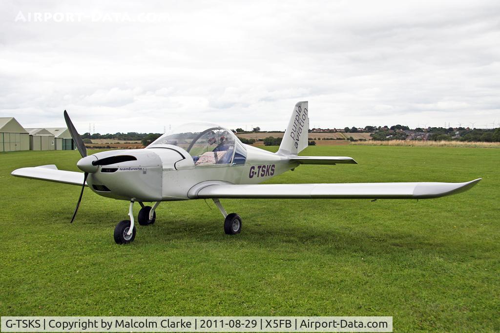 G-TSKS, 2009 Cosmik EV-97 TeamEurostar UK C/N 3320, Cosmik EV-97 Teameurostar UK, Fishburn Airfield, August 2011.