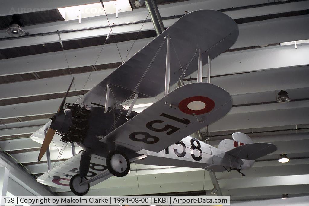 158, 1927 Hawker Dancock C/N OV.54, Hawker Dancock. At the Mobilium Museum in Billund, Denmark (now closed) in 1994.