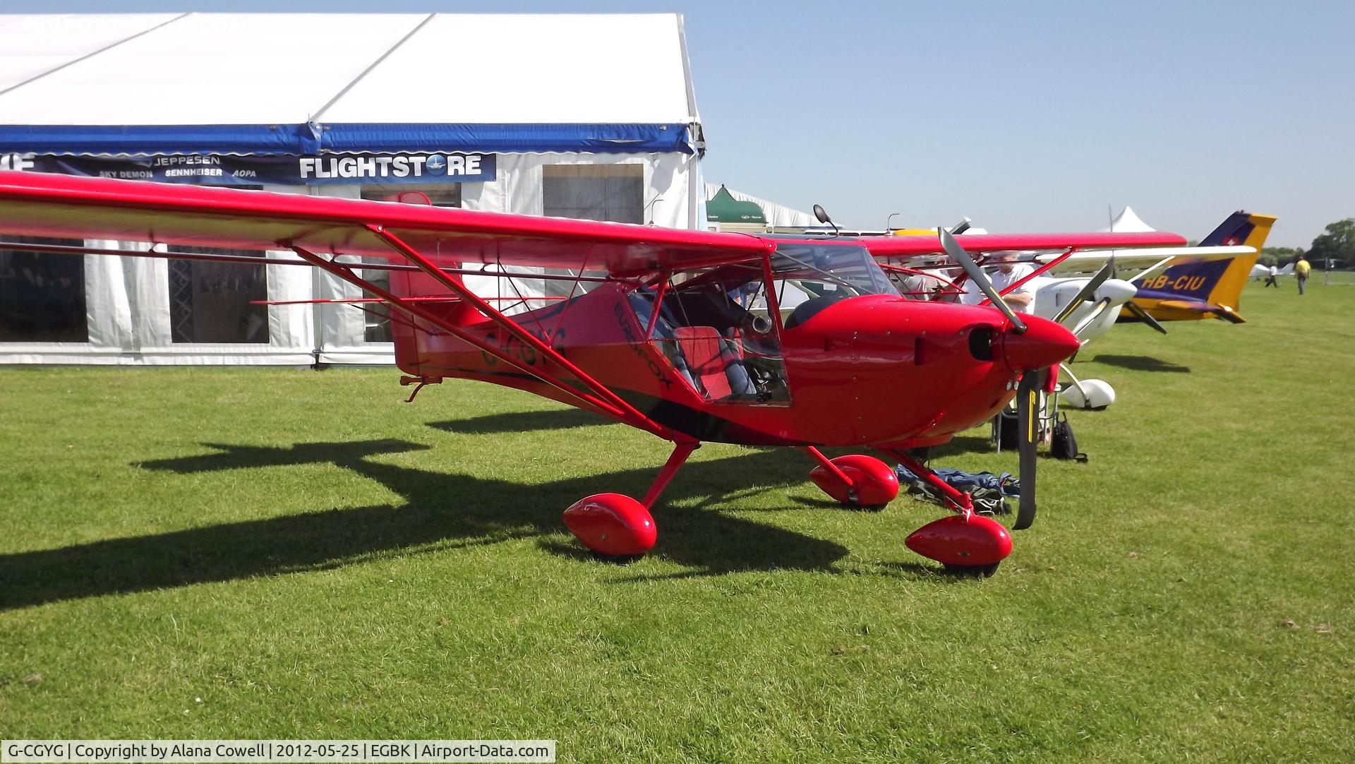 G-CGYG, 2011 Aeropro Eurofox 912(S) C/N LAA 376-15081, G-CGYG at AeroExpo, Sywell 2012
