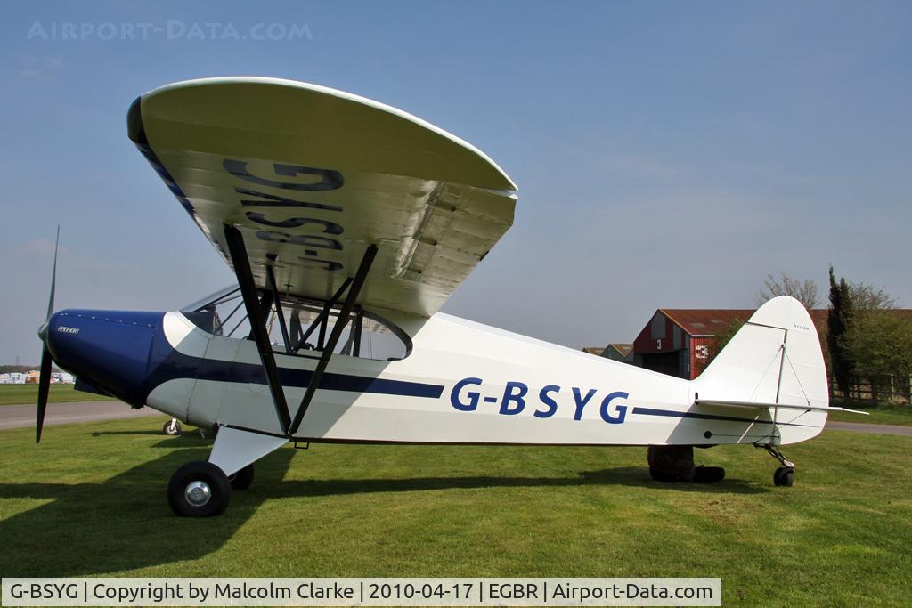 G-BSYG, 1947 Piper PA-12 Super Cruiser C/N 12-2106, Piper PA-12 Super Cruiser, Breighton Airfield, April 2010.