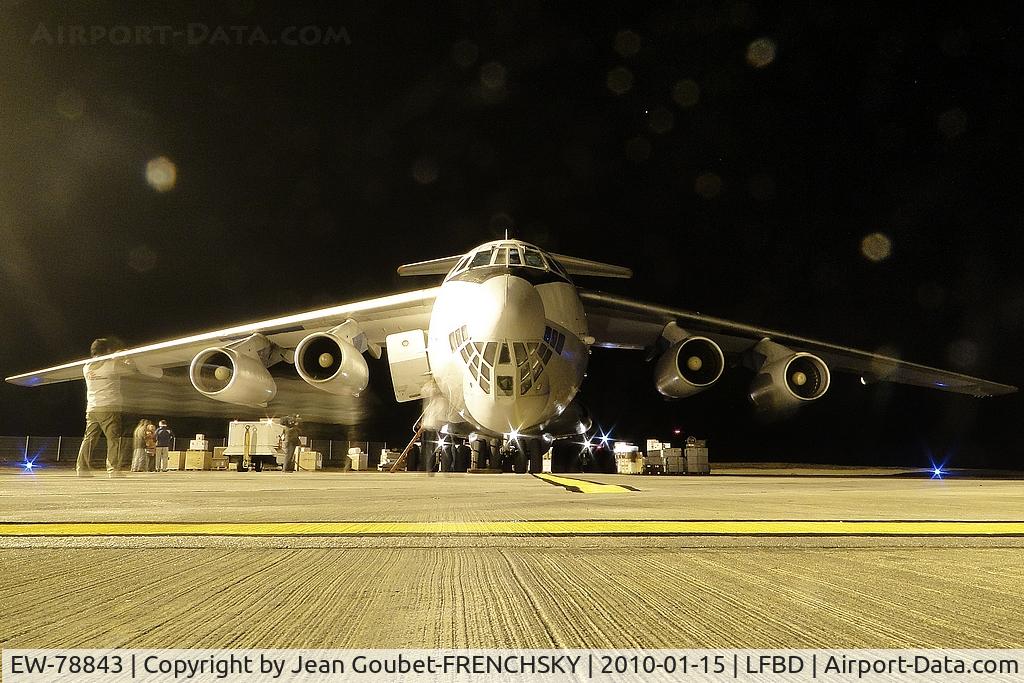 EW-78843, 1990 Ilyushin Il-76TD C/N 1003403082, fret MSF to HAITI