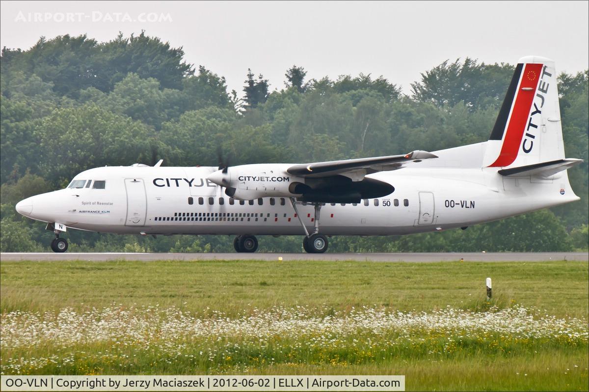 OO-VLN, 1989 Fokker 50 C/N 20145, Fokker 50