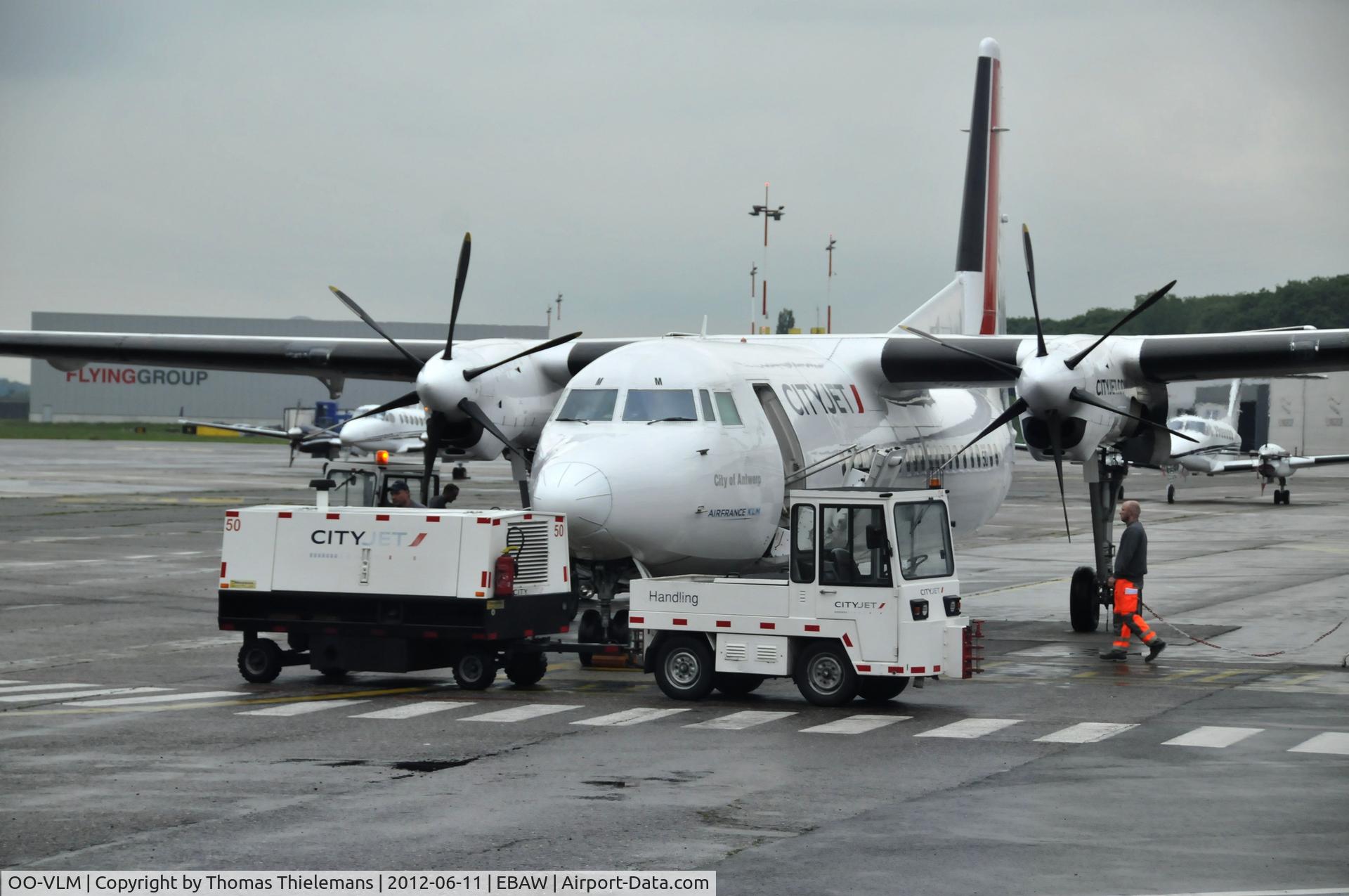 OO-VLM, 1988 Fokker 50 C/N 20135, /