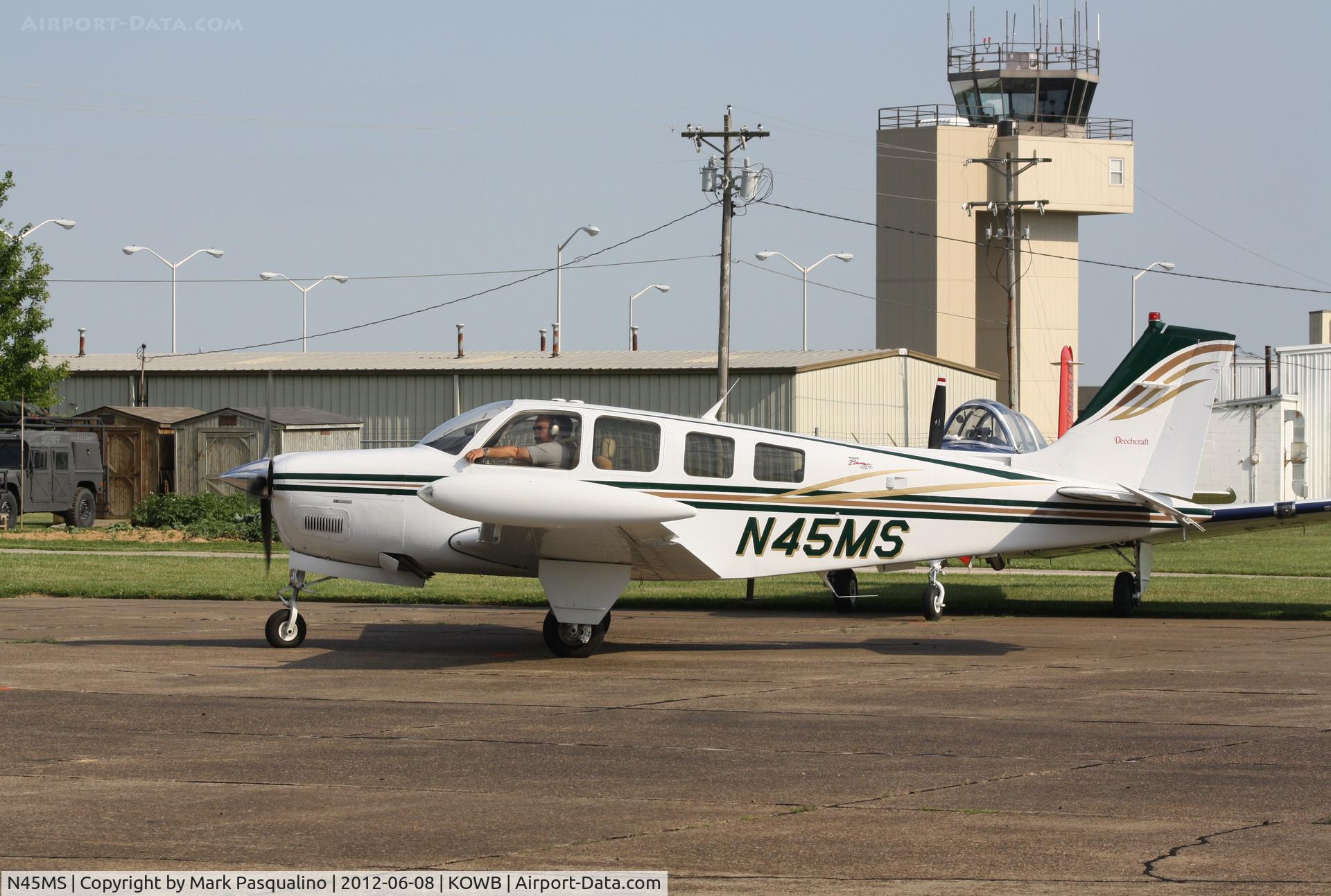 N45MS, 2001 Raytheon Aircraft Company A36 Bonanza C/N E-3384, Beech A36