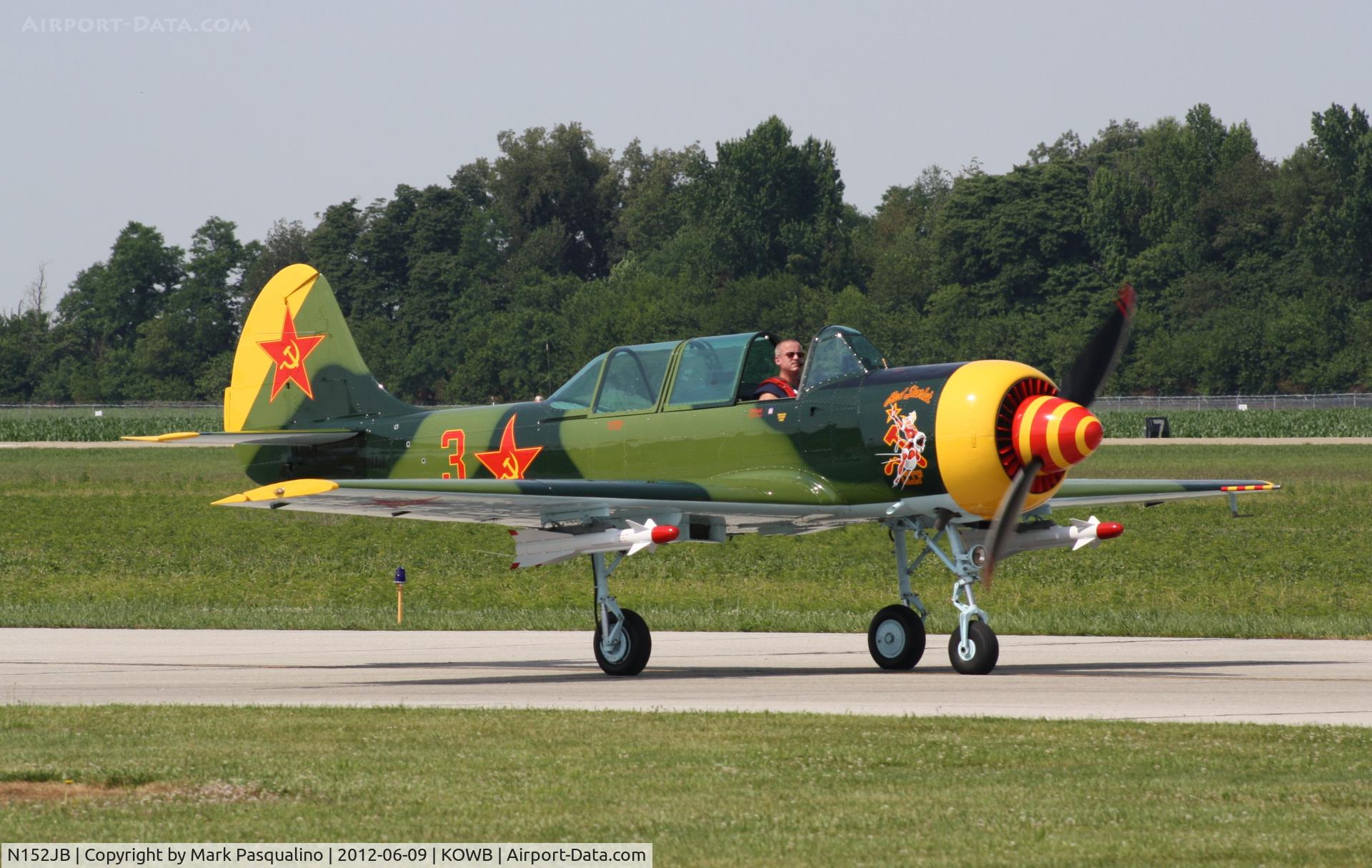 N152JB, 1981 Yakovlev (Aerostar) Yak-52 C/N 811403, YAK-52