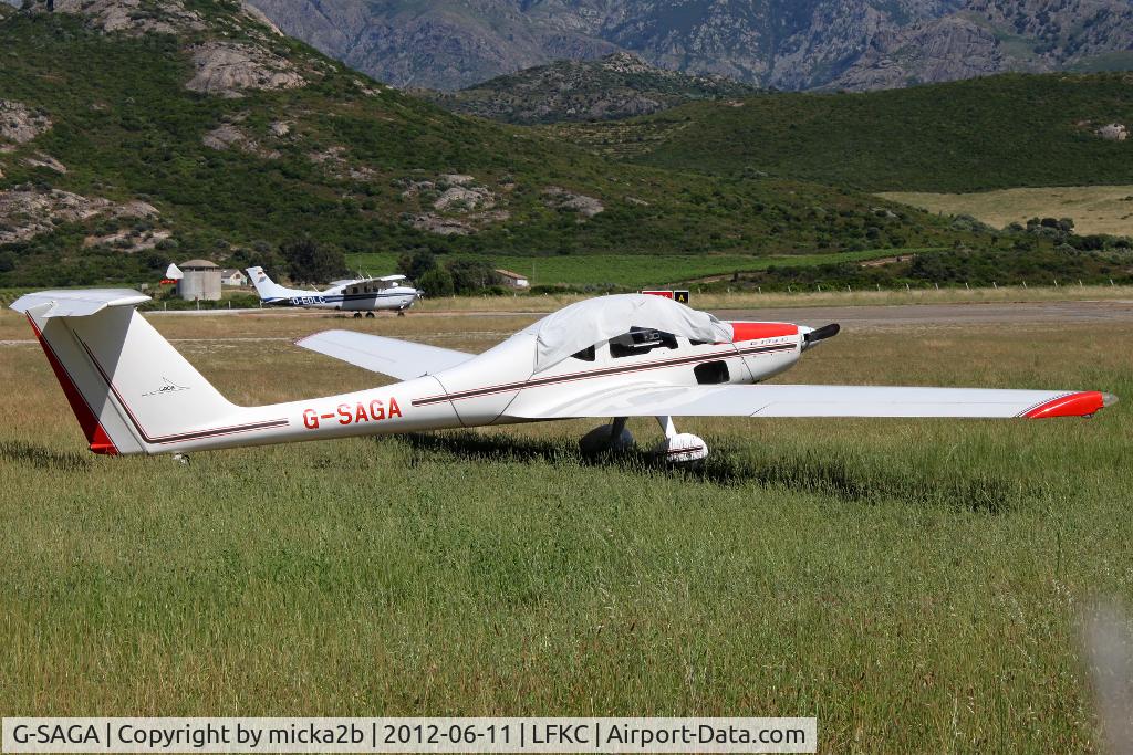 G-SAGA, 1985 Grob G-109B C/N 6364, Parked