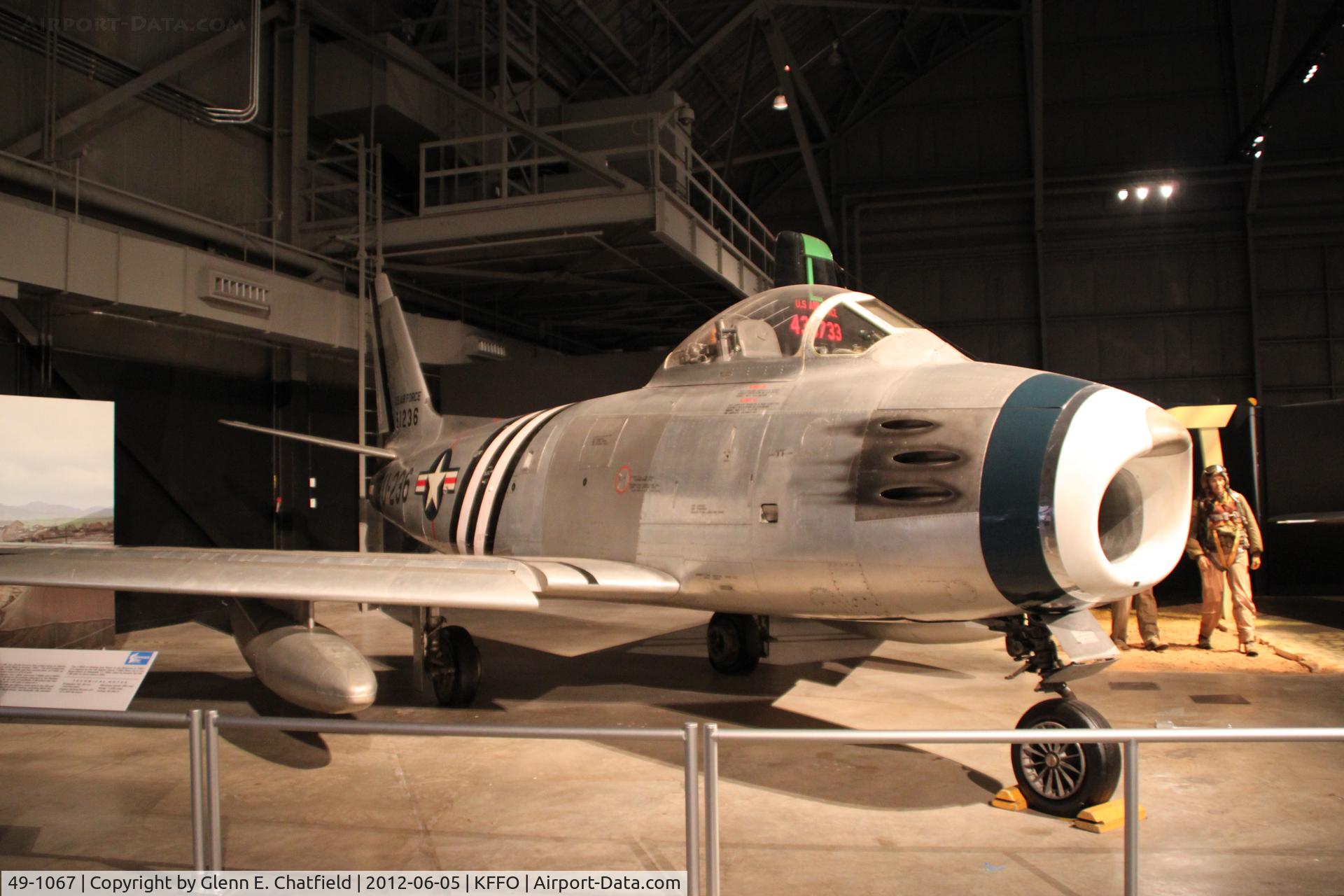 49-1067, 1949 North American F-86A-5-NA Sabre C/N 161-61, At the Air Force Museum