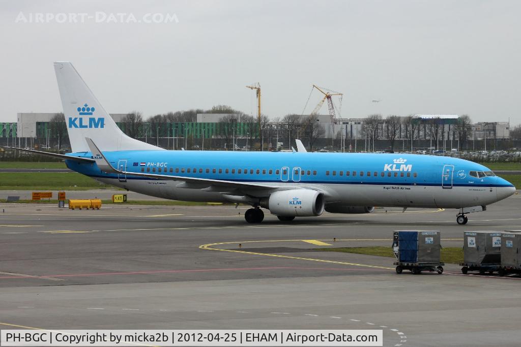 PH-BGC, 2008 Boeing 737-8K2 C/N 30361, Taxiing