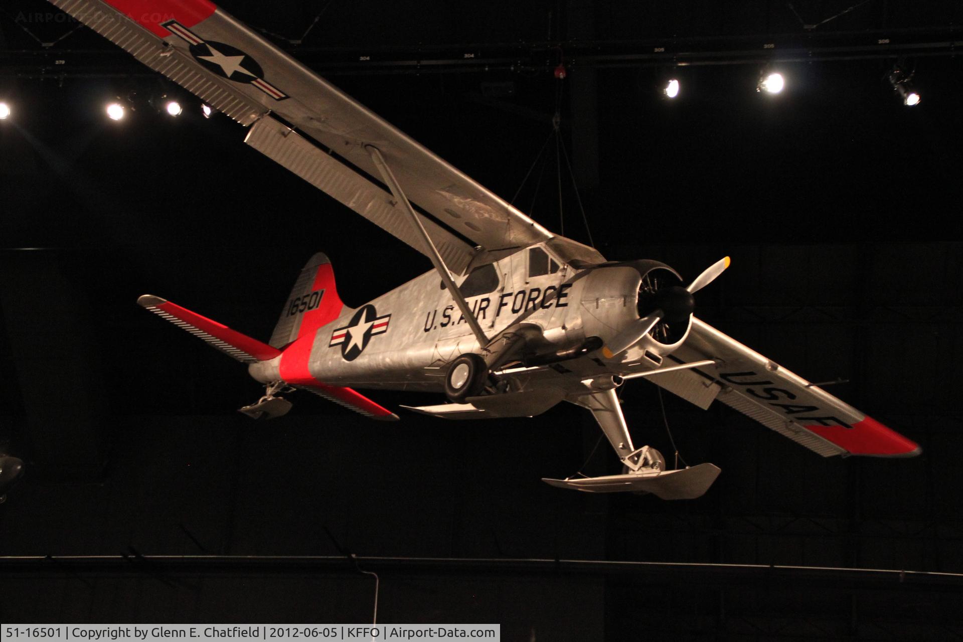 51-16501, 1951 De Havilland Canada U-6 Beaver C/N 277/1091, At the Air Force Museum