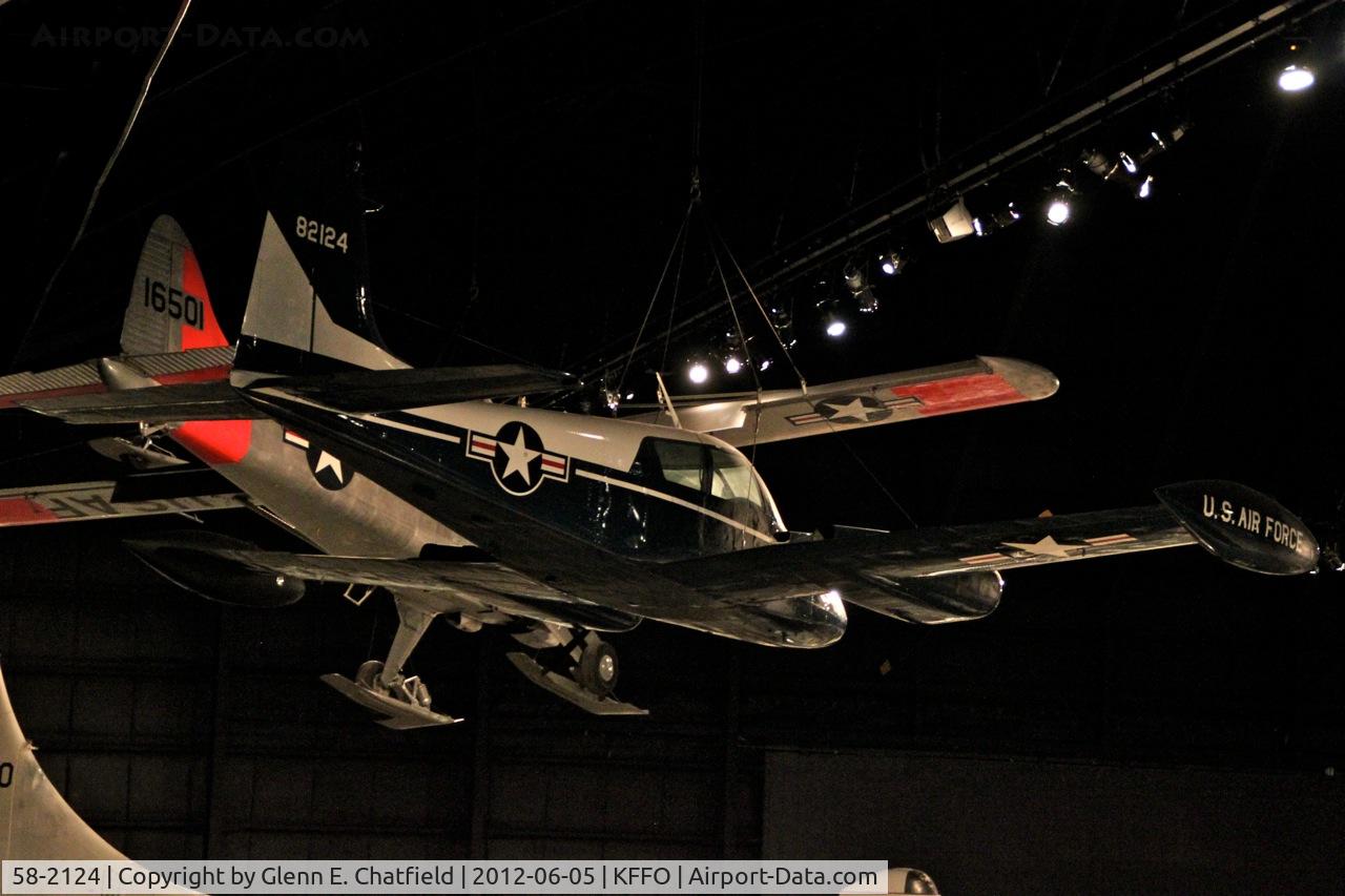 58-2124, 1958 Cessna U-3A Blue Canoe (310A) C/N 38098, At the Air Force Museum