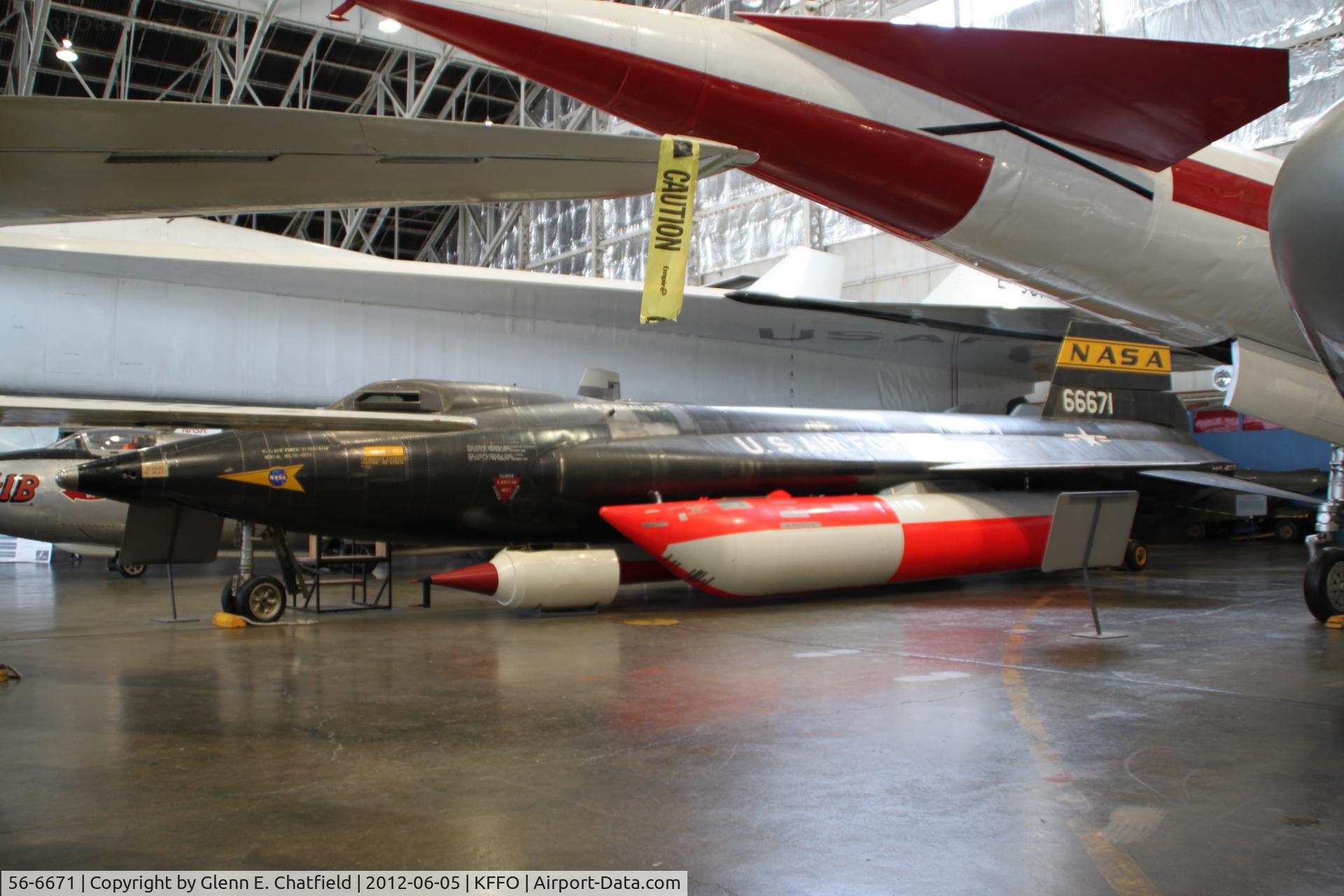 56-6671, 1956 North American X-15A-2 C/N 240-2, At the Air Force Museum