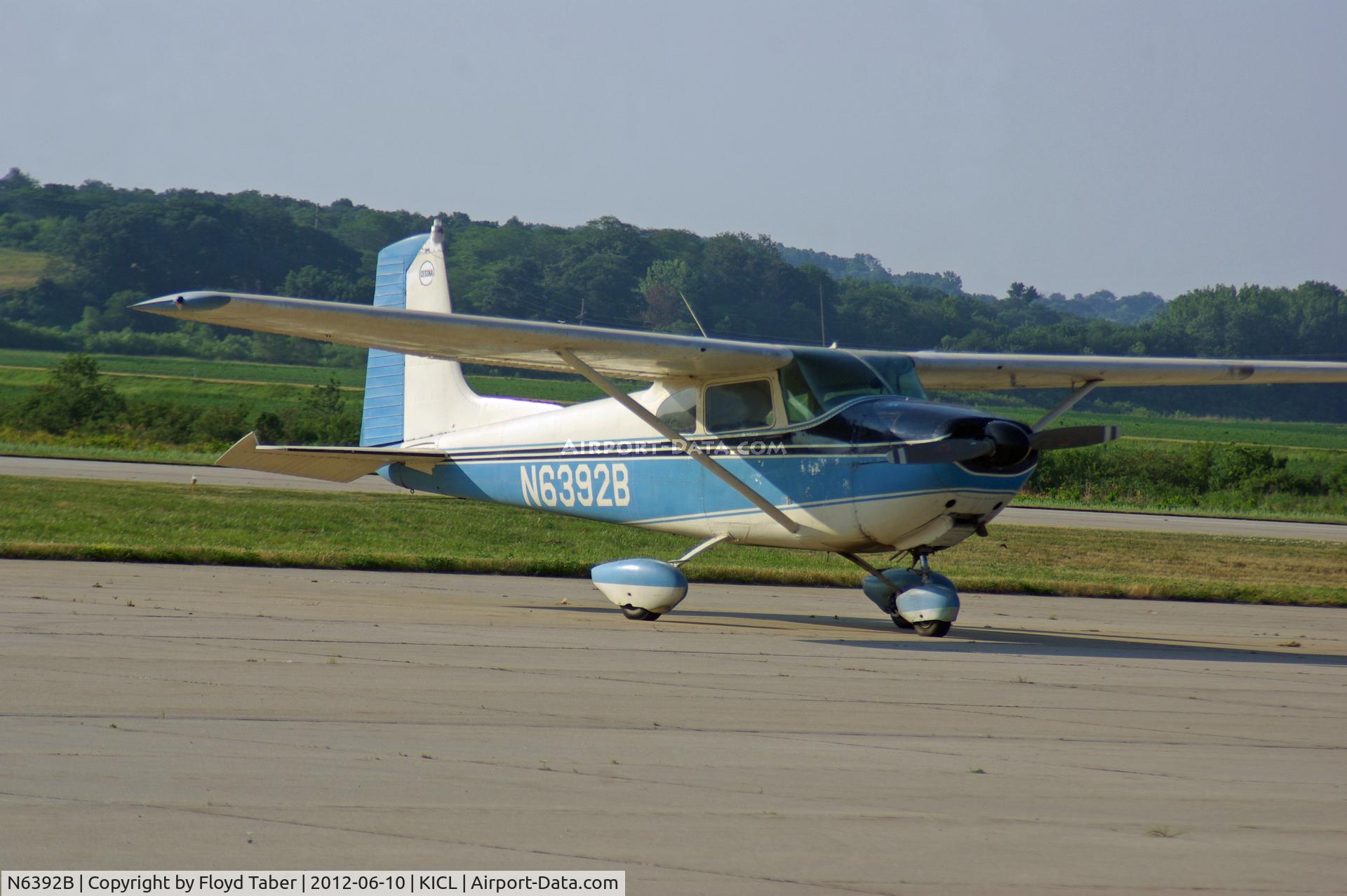 N6392B, 1957 Cessna 182A Skylane C/N 34292, Clarinda Flight Breakfast