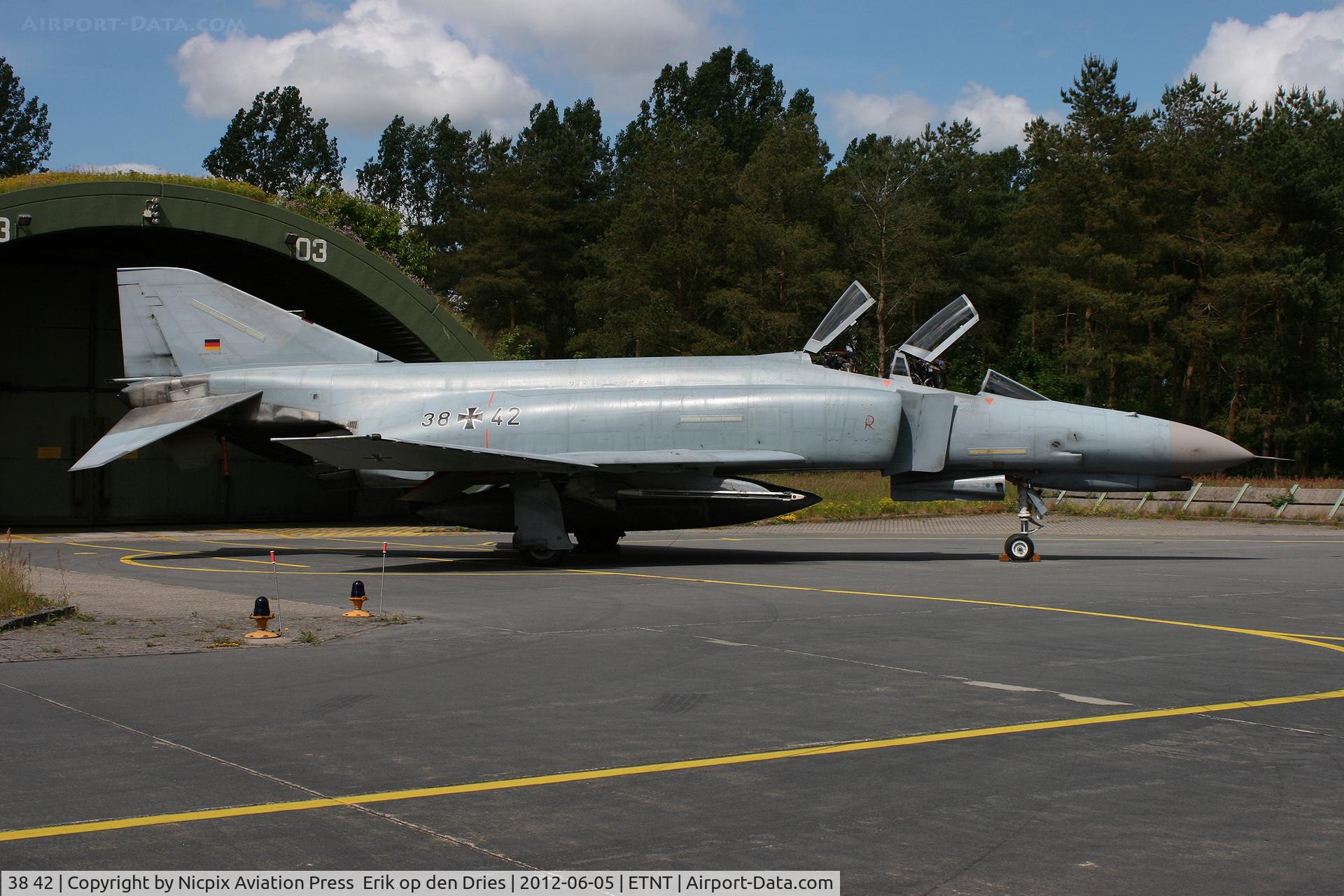 38 42, 1972 McDonnell Douglas F-4F Phantom II C/N 4731, 3842 with open canopy's