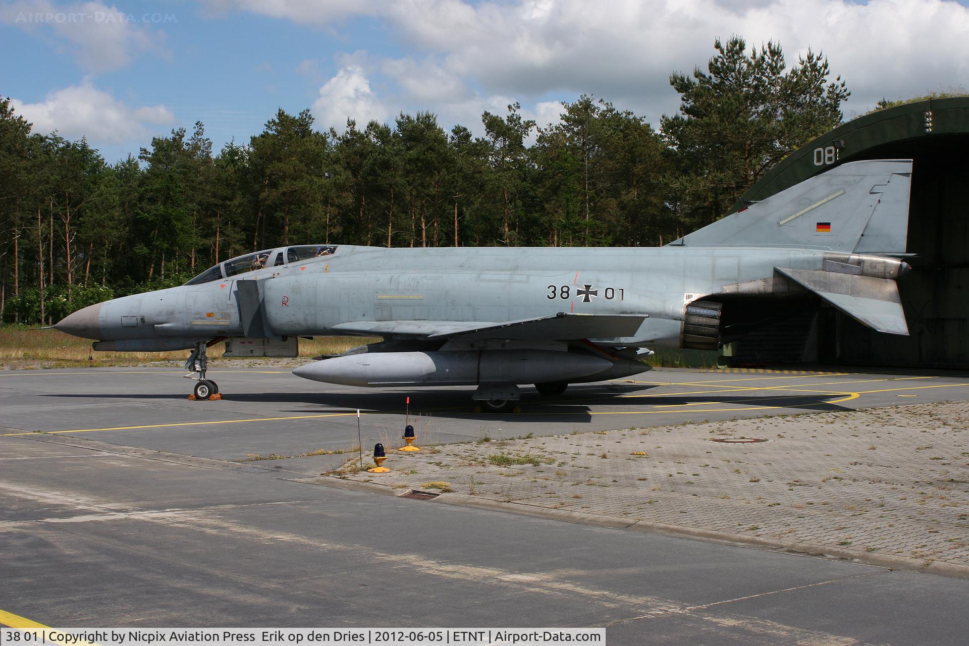 38 01, 1972 McDonnell Douglas F-4F Phantom II C/N 4607, 3801 in beautiful light at ETNT