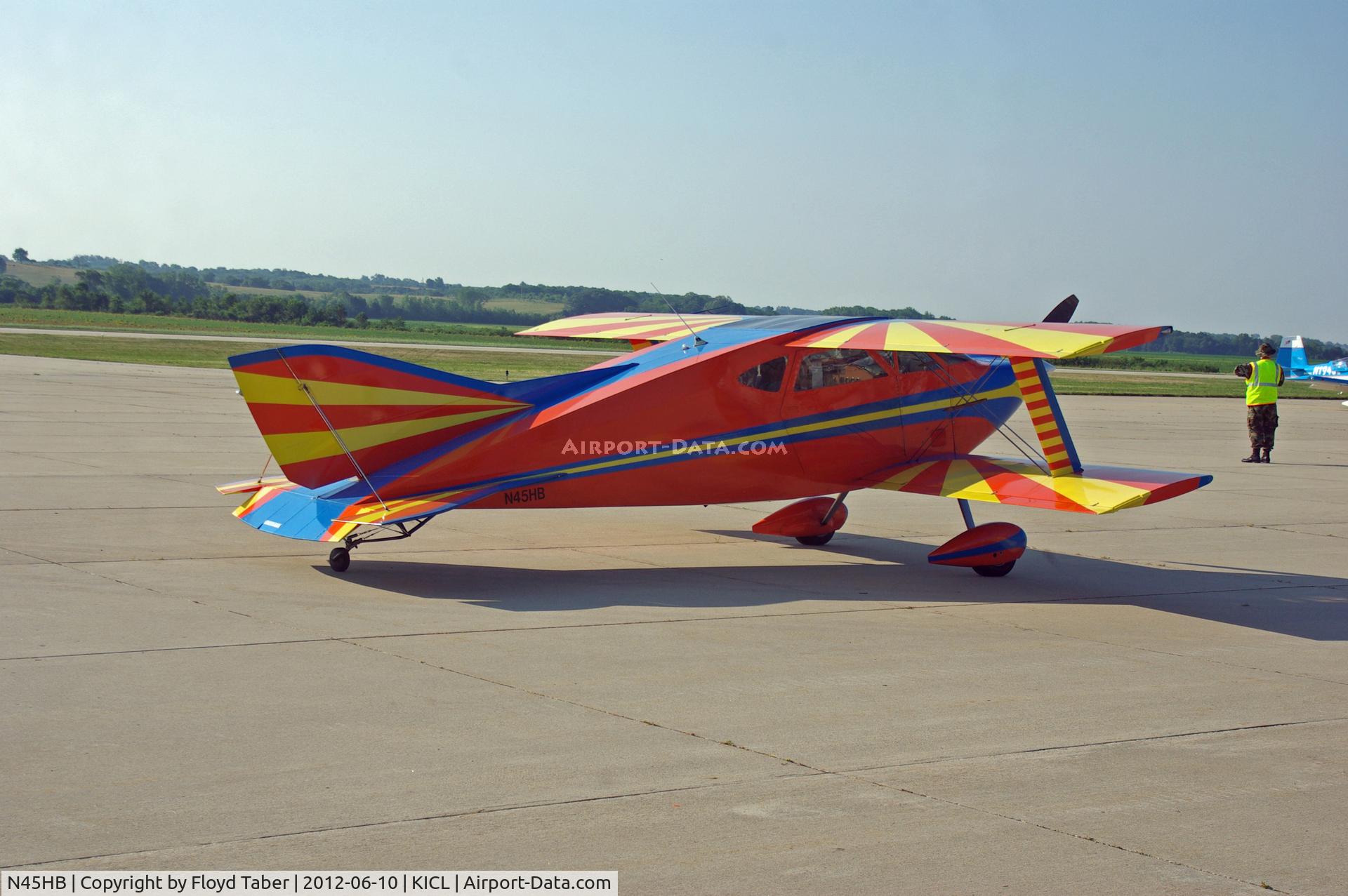 N45HB, 1979 Sorrell SNS-7 Hiperbipe C/N 238, Clarinda Flight Breakfast Air Show Performer Plane