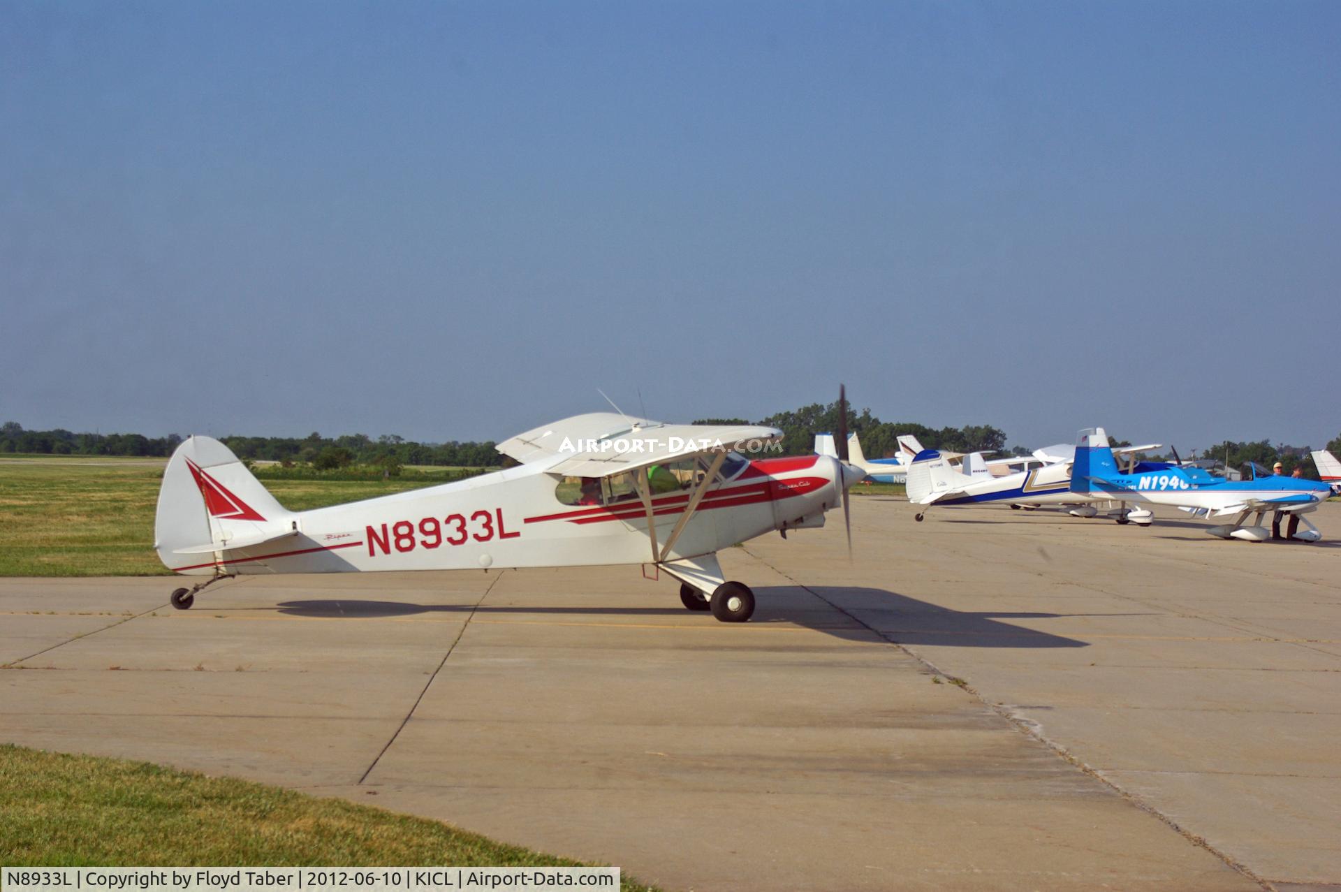 N8933L, 1974 Piper PA-18-150 Super Cub C/N 18-7409128, Clarinda Flight Breakfast