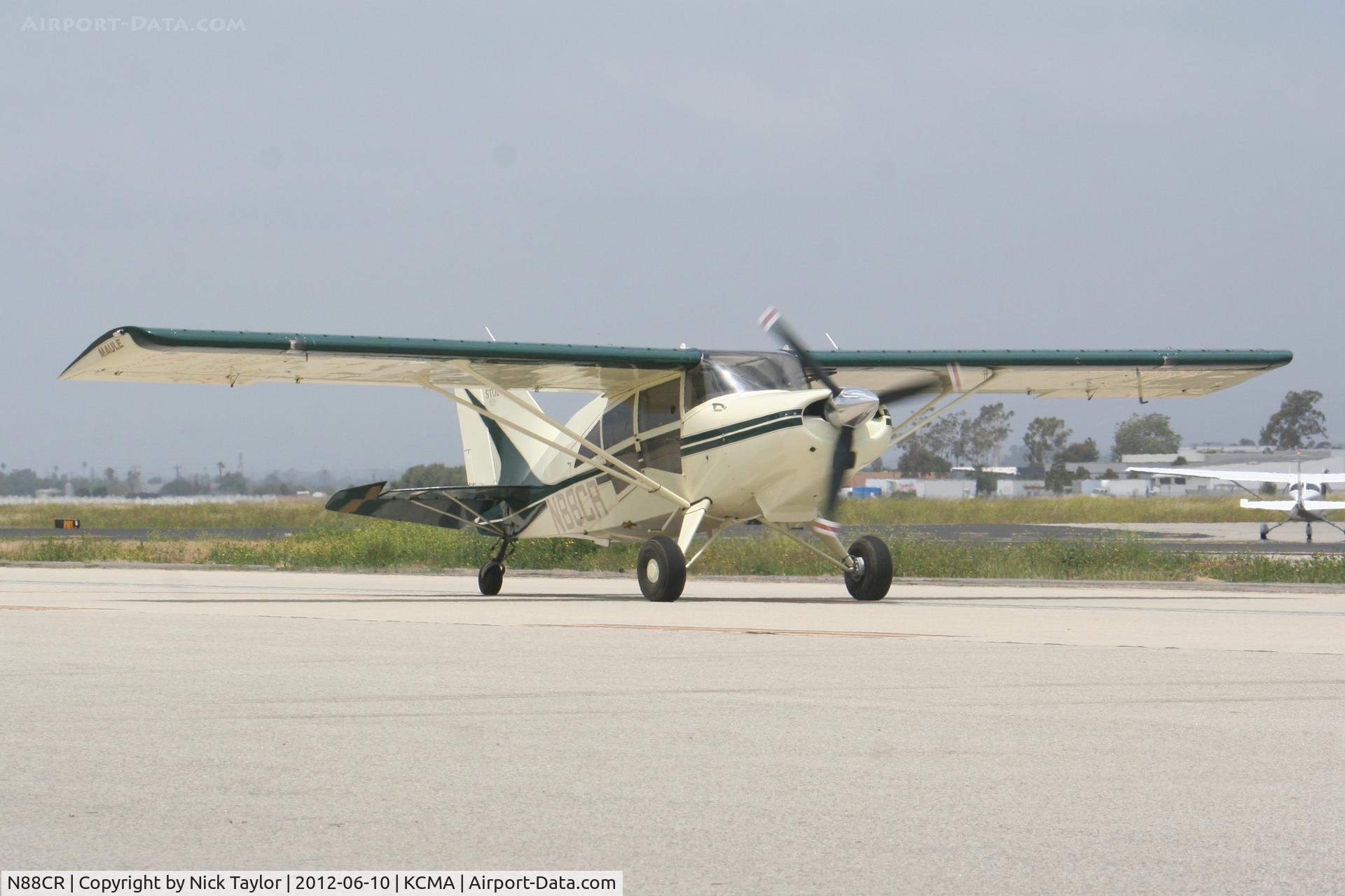 N88CR, 1988 Maule MX-7-235 Star Rocket C/N 4051C, Taxiing to the ramp